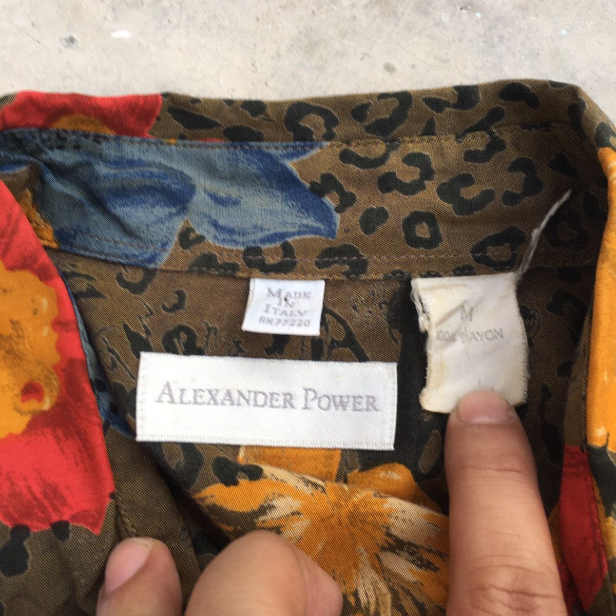 Other Vintage ALEXANDER POWER Made In Italy Rayon Hawaiian Shirt Size US M / EU 48-50 / 2 - 8 Thumbnail