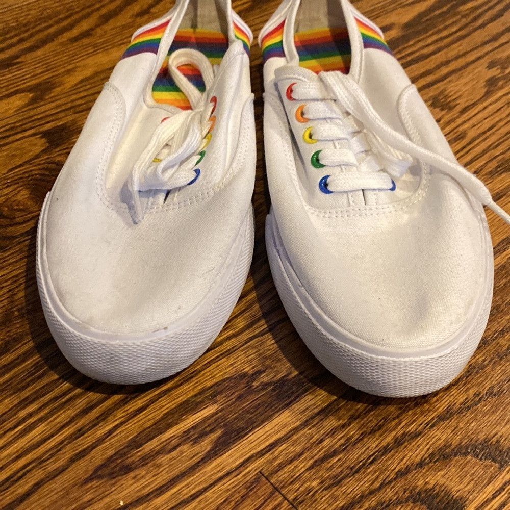 Target Basics Target Unisex Women’s 11 Men 9 Pride Rainbow Sneakers Size US 11 / IT 41 - 2 Thumbnail