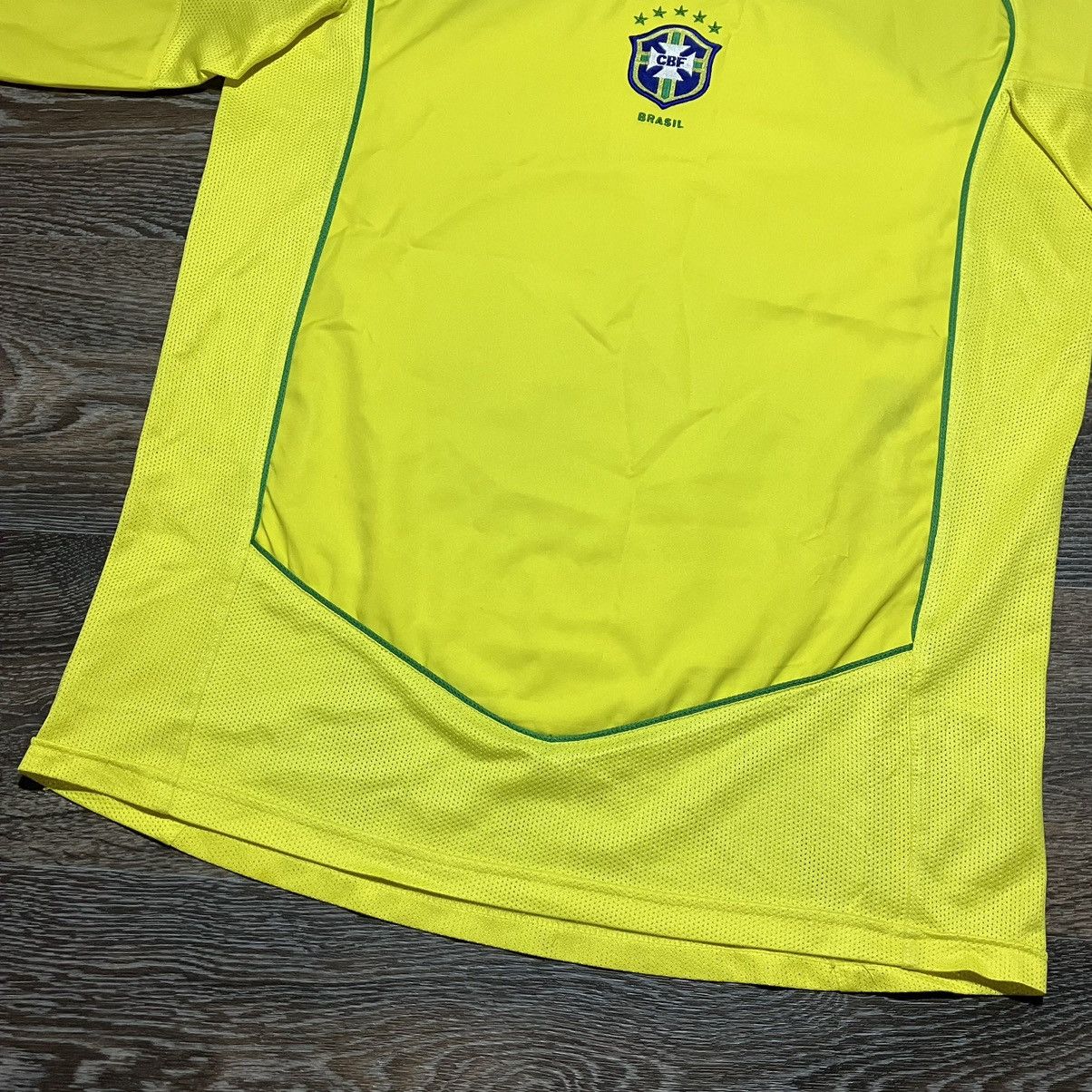 Nike Nike BRAZIL CBF 2004/06 Home Jersey #7 Robihno Fan Reprint Size US S / EU 44-46 / 1 - 3 Thumbnail