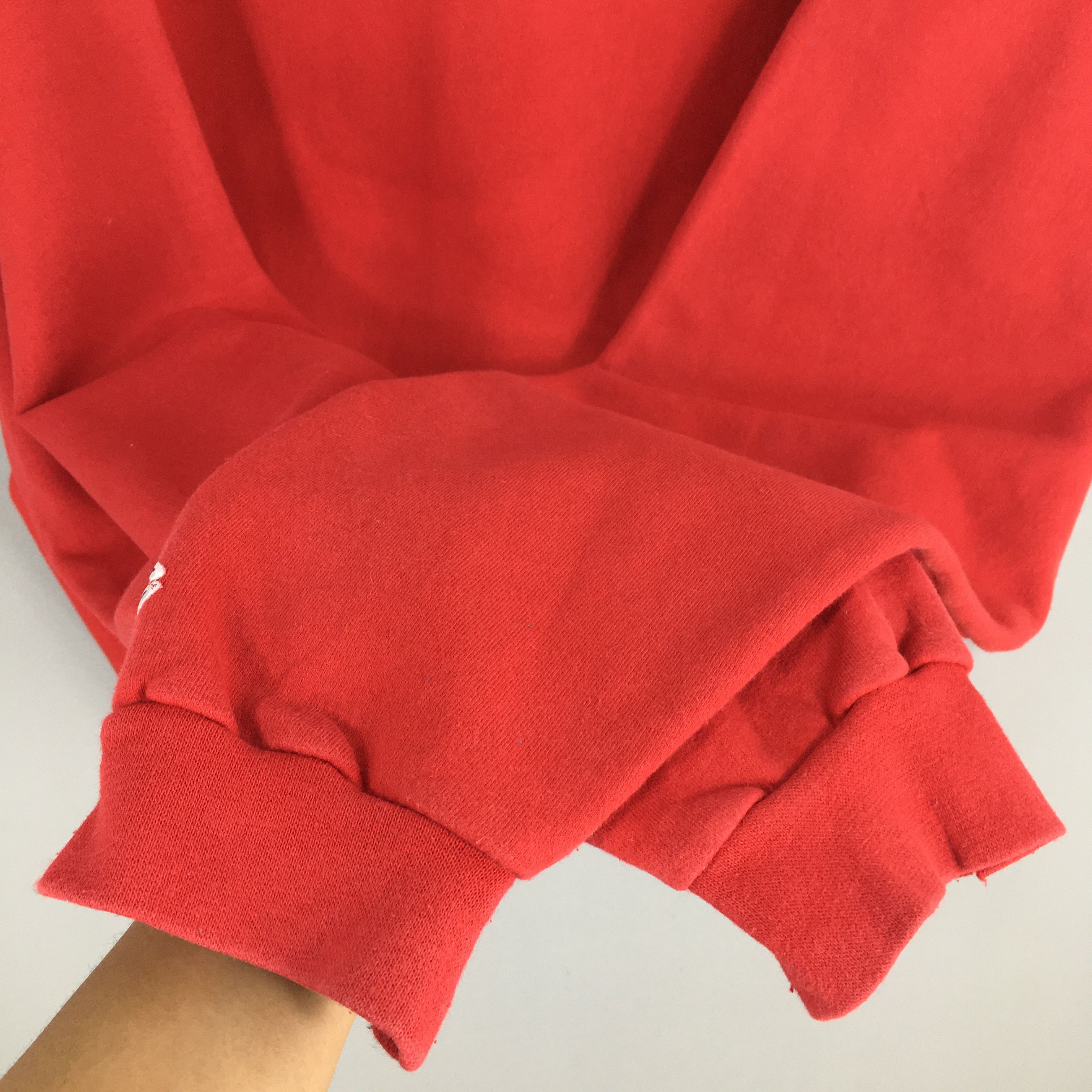 Champion Vintage 90s Champion Sportswear Red Sweatshirt XLarge Size US XL / EU 56 / 4 - 4 Thumbnail