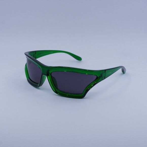 Loewe Loewe LW40143U 98A Sunglasses Transparent Dark Green Shield Size ONE SIZE - 1 Thumbnail