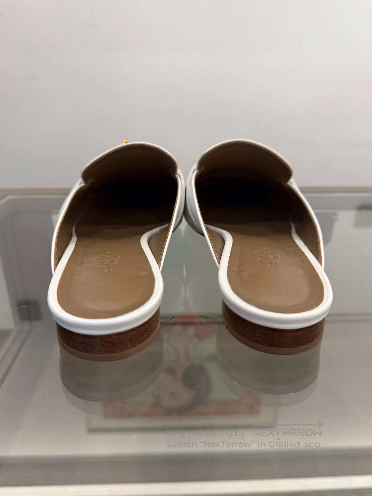 Hermes Hermes Oz White Kelly Buckle Mules. Size US 8 / IT 38 - 5 Thumbnail