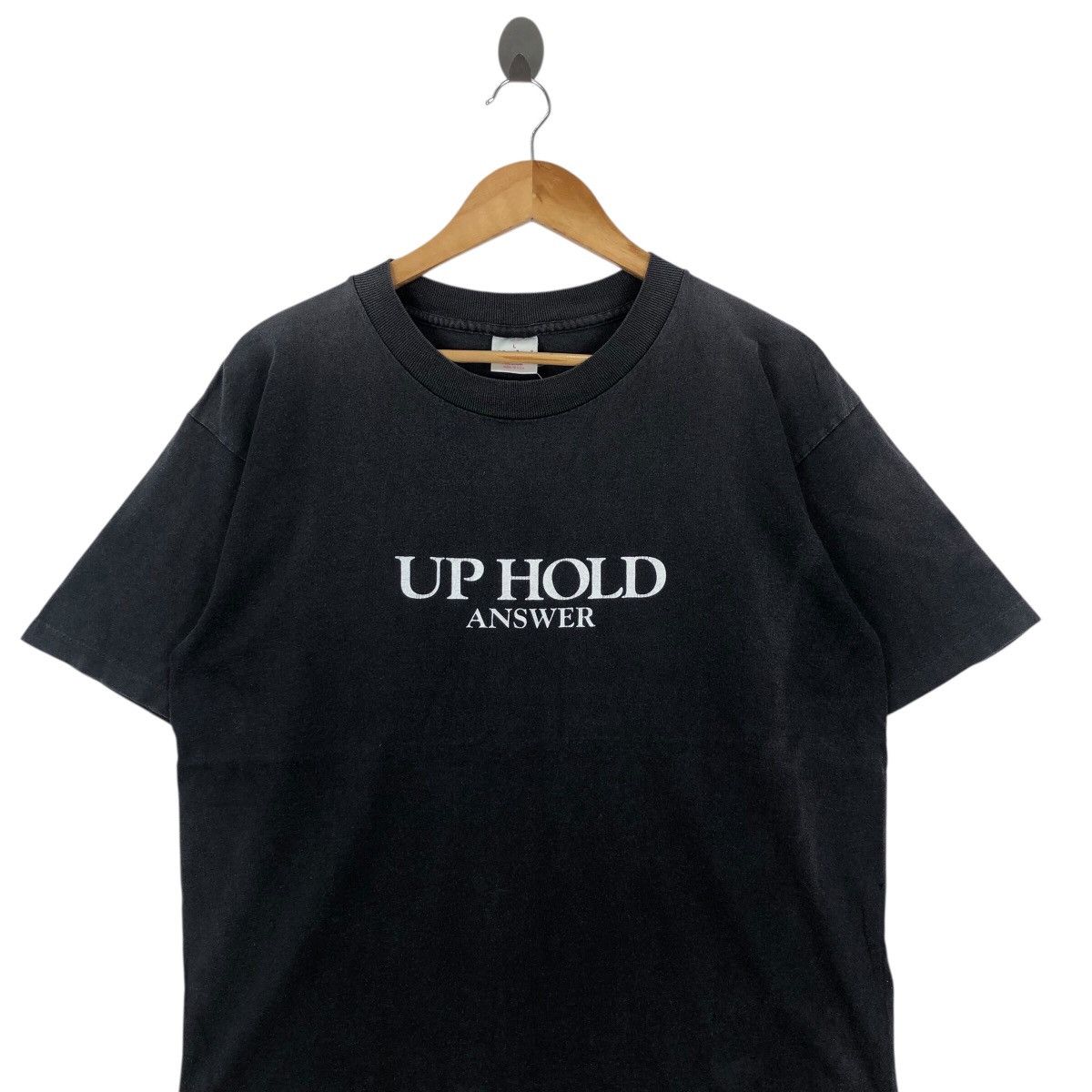Band Tees Vintage 90s UP HOLD Japanese Hardcore Punk Band Tee Shirt Size US L / EU 52-54 / 3 - 2 Thumbnail