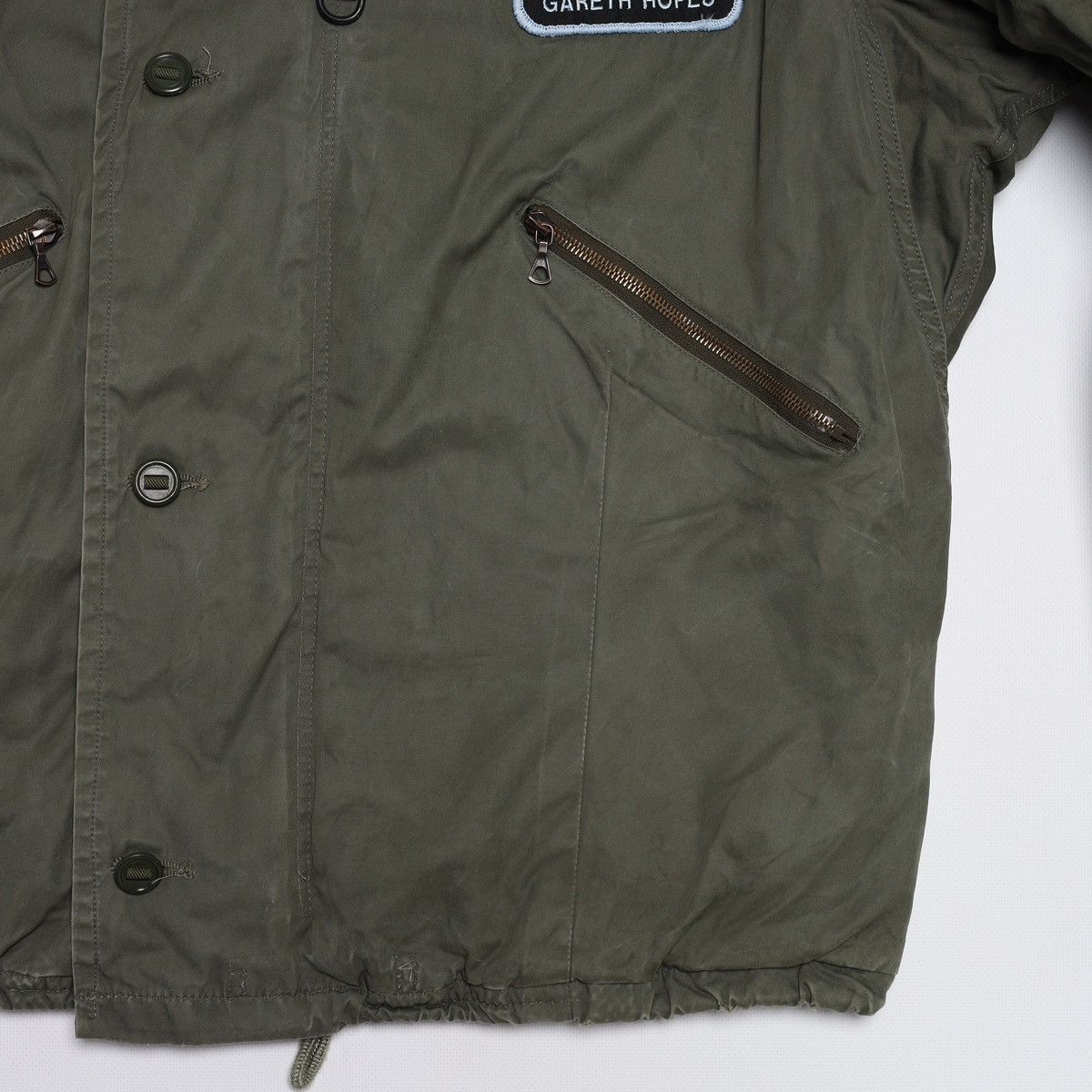 Vintage Vintage RAF MK3 Cold Weather Flying Jacket Bomber Olive Size US XL / EU 56 / 4 - 7 Thumbnail