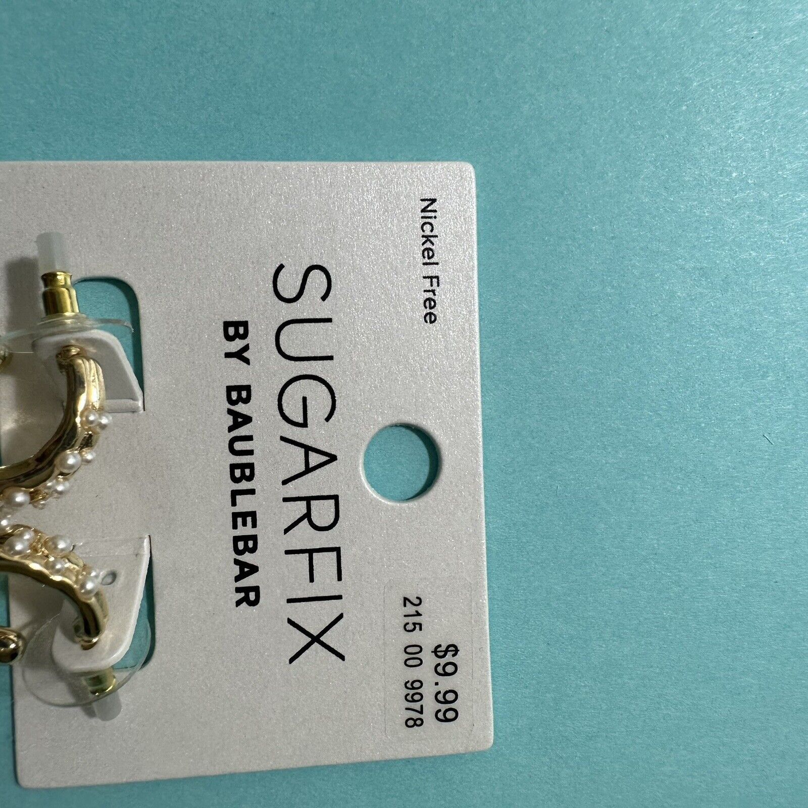 Other SUGARFIX by BaubleBar Pearl Gold Double Hoop Earrings Size ONE SIZE - 8 Thumbnail