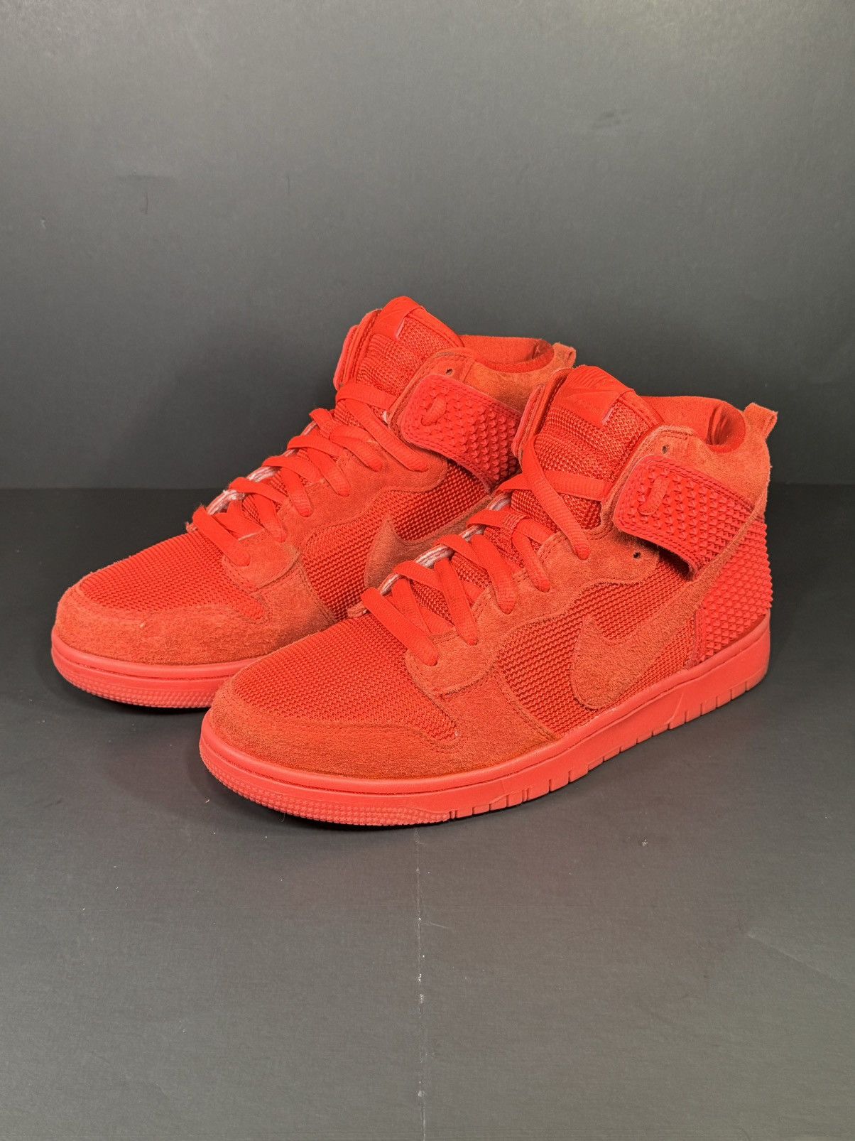 Nike Nike Zoom Dunk High CMFT Premium Red October Grailed