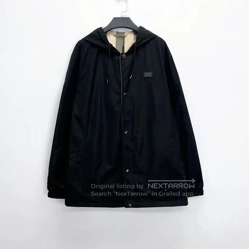 Burberry Burberry Black Long Sleeve Hooded Jacket. Size US XL / EU 56 / 4 - 1 Thumbnail