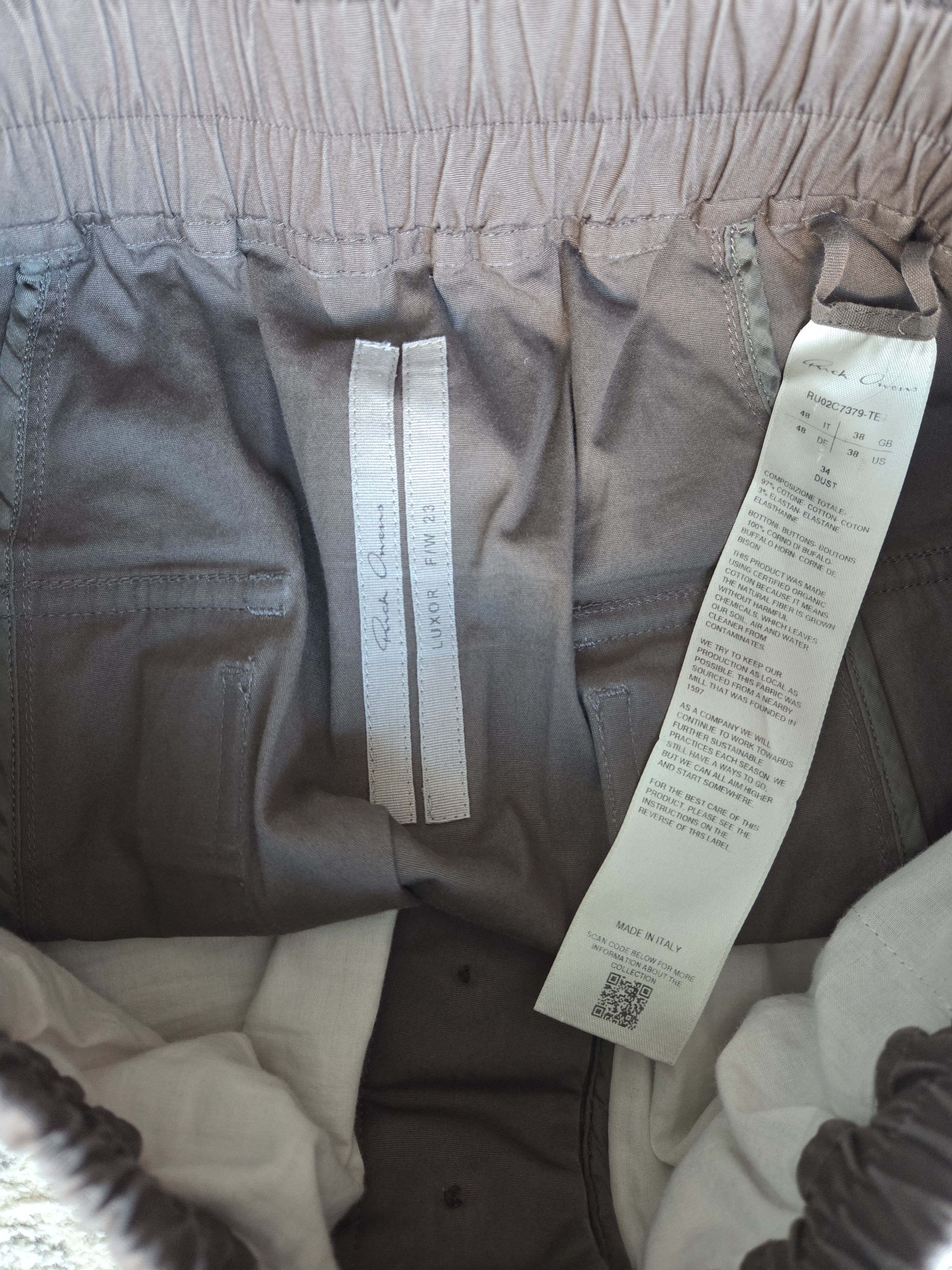 Rick Owens Gargo pants Size US 34 / EU 50 - 2 Thumbnail