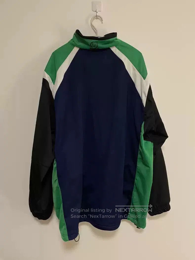 Martine Rose Martine Rose 23 Blue, green and Black Racing jacket Half-zi Size US M / EU 48-50 / 2 - 2 Thumbnail