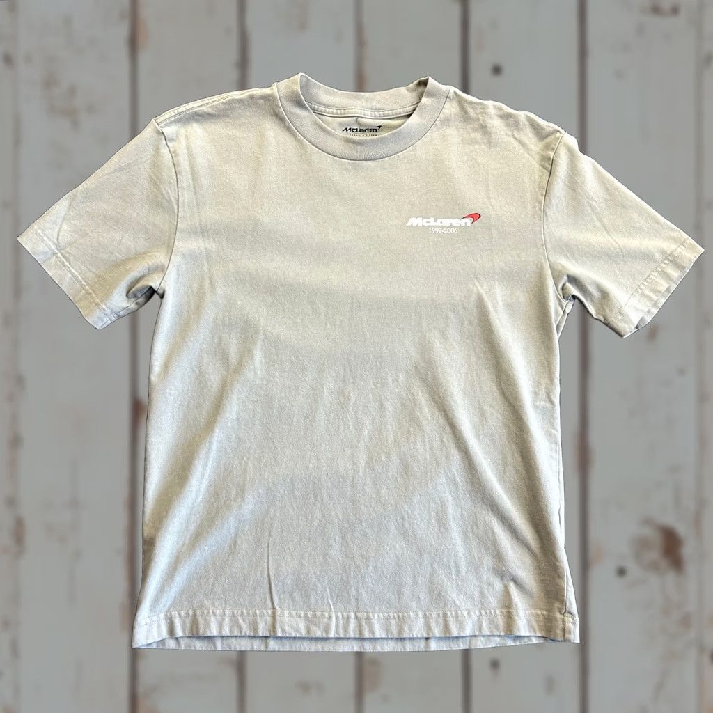 Vintage McLaren F1 Team T Shirt XS Heavyweight Boxy Fit McLaren Formula 1 Team Gray 1998 Monaco Mens T-Shirt Size US XS / EU 42 / 0 - 1 Thumbnail