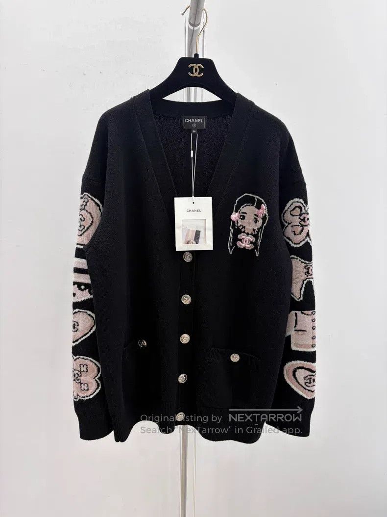 Chanel Chanel Cartoon graffiti top cardigan coat Size XS / US 0-2 / IT 36-38 - 1 Thumbnail