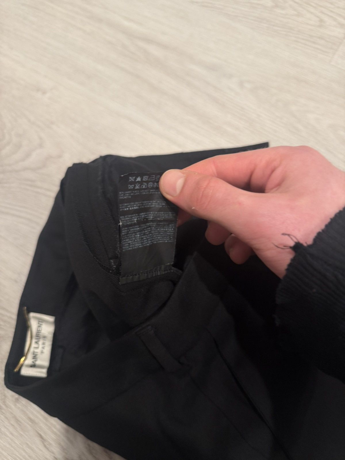 Saint Laurent Paris f/w 2012 skinny wool pants!! Size US 28 / EU 44 - 10 Thumbnail