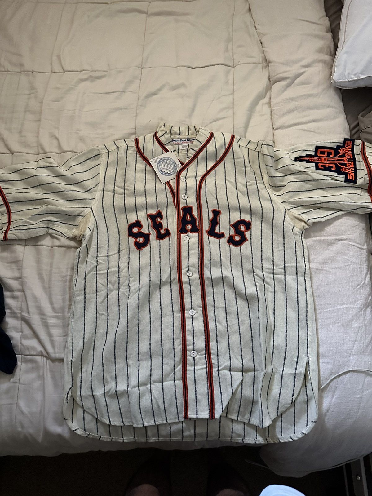 Ebbets Field Flannels San Francisco Seals 1939 Home Jersey