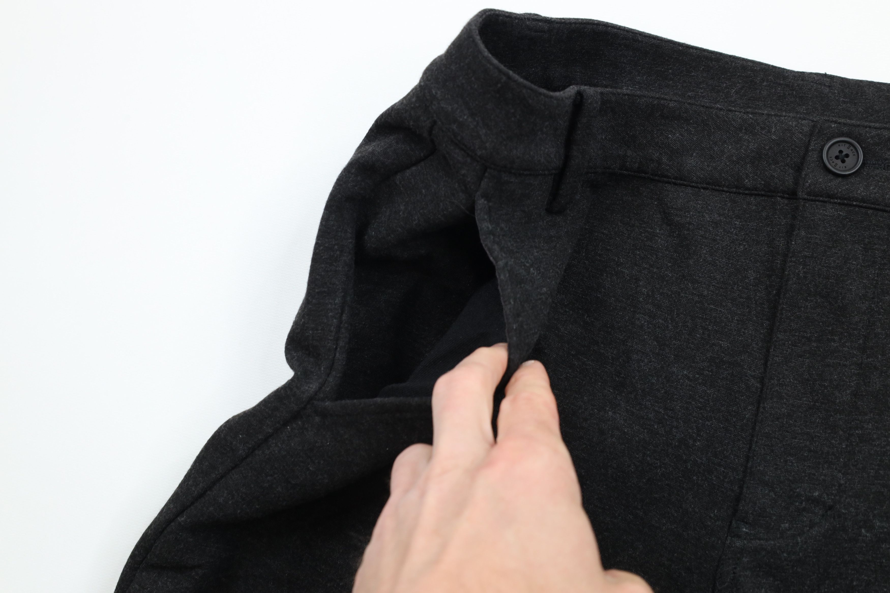 Kit and Ace × Vintage Kit & Ace Front Above Knee Jersey Knit Shorts Charcoal Gray Size US 32 / EU 48 - 5 Thumbnail