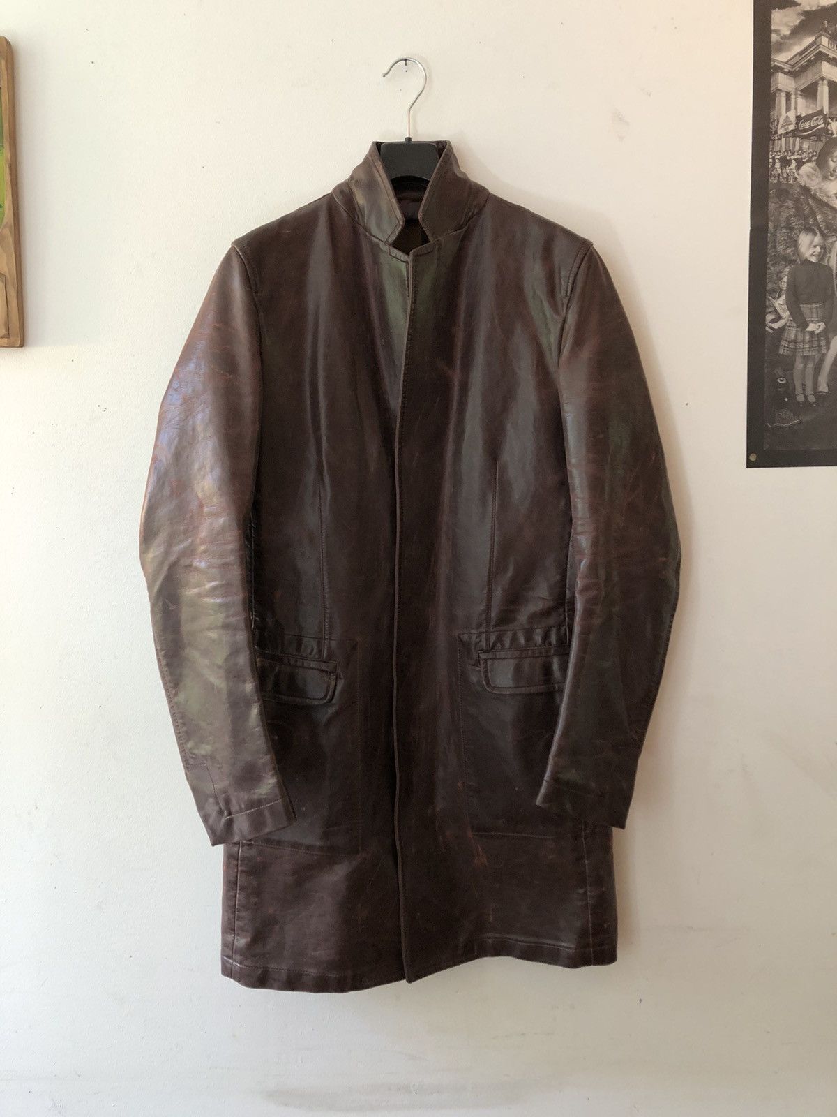 Dsquared2 Dsquared2 Ds2 Dsquared leather Coat Jacket Designer Archive Size US S / EU 44-46 / 1 - 1 Thumbnail