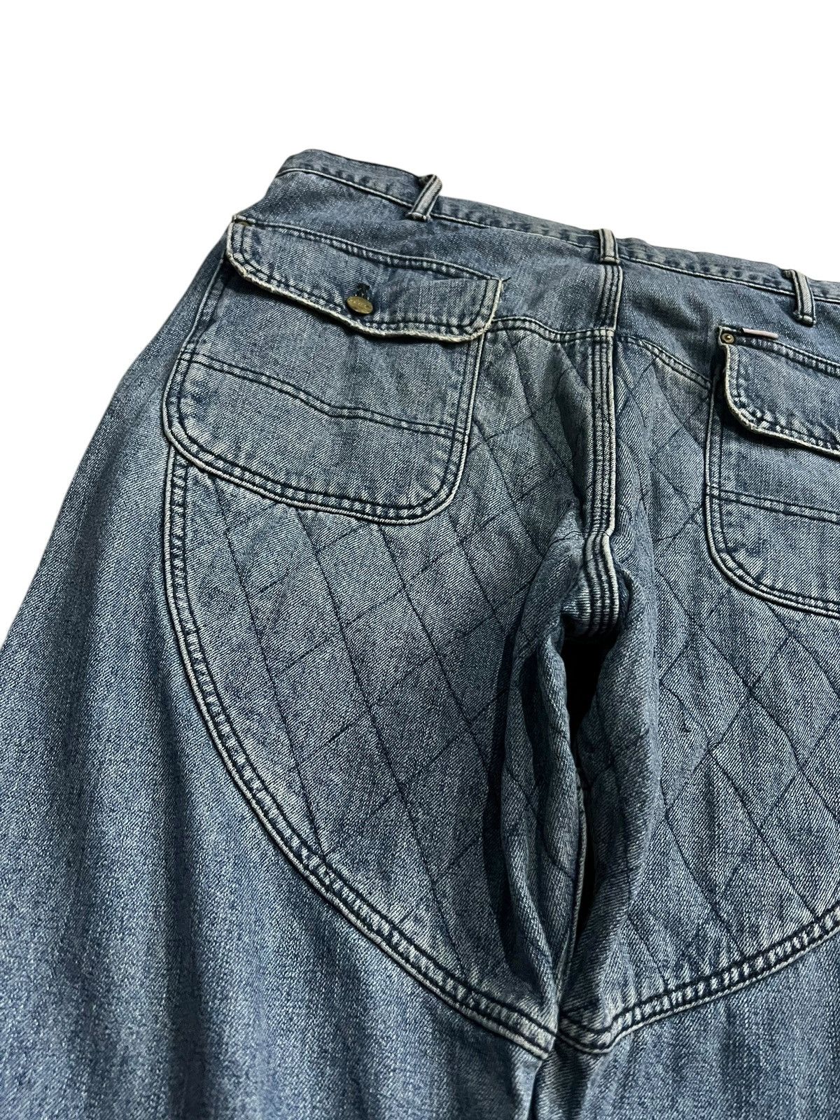 Fat Tokyo × If Six Was Nine 💥Baggy💥Vintage Fat Tyo Sashiko Boro Style Denim Size US 36 / EU 52 - 10 Thumbnail