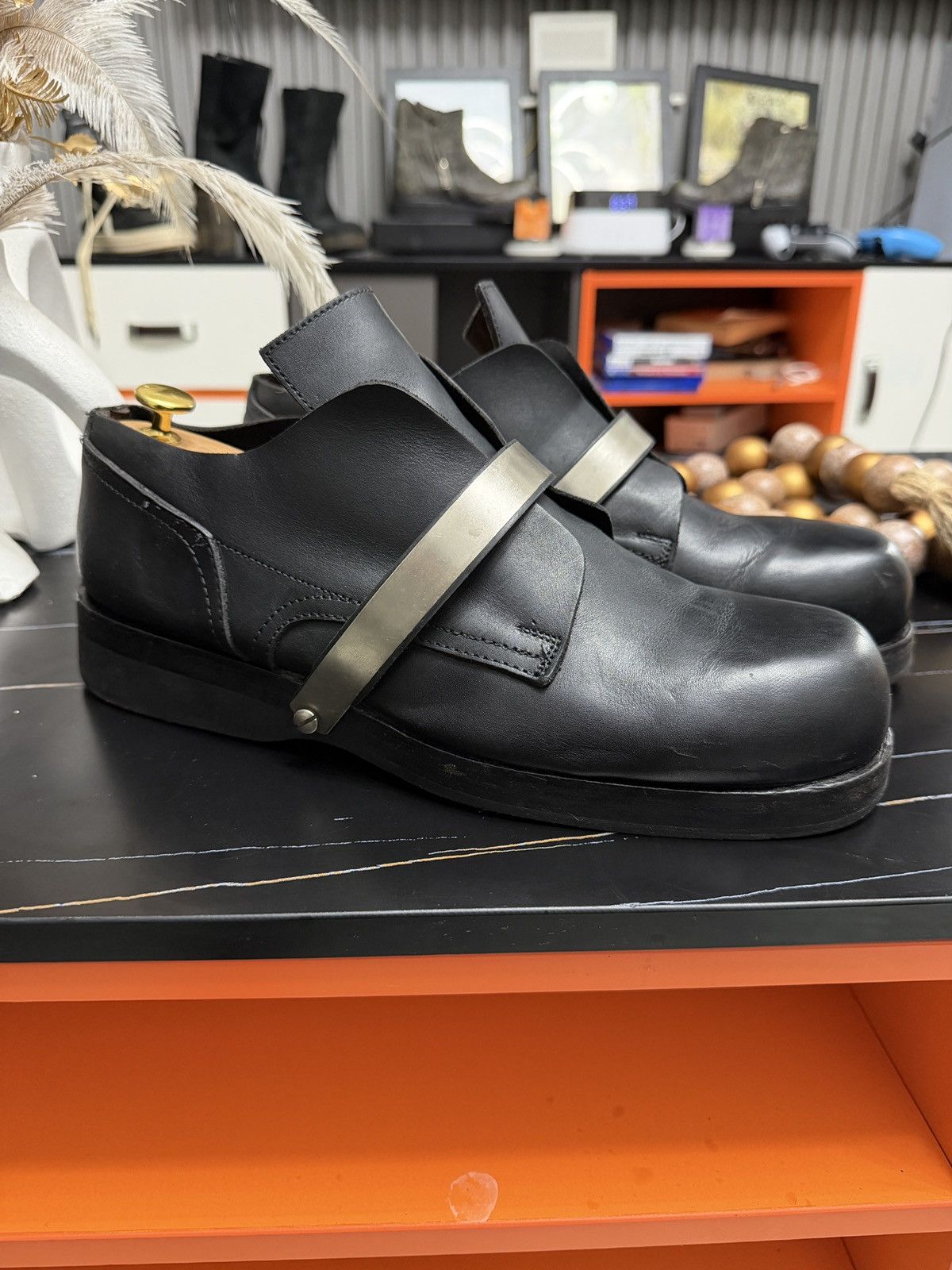 Dirk Bikkembergs F/w 1997 metal strap derbies Size US 13 / EU 46 - 2 Thumbnail