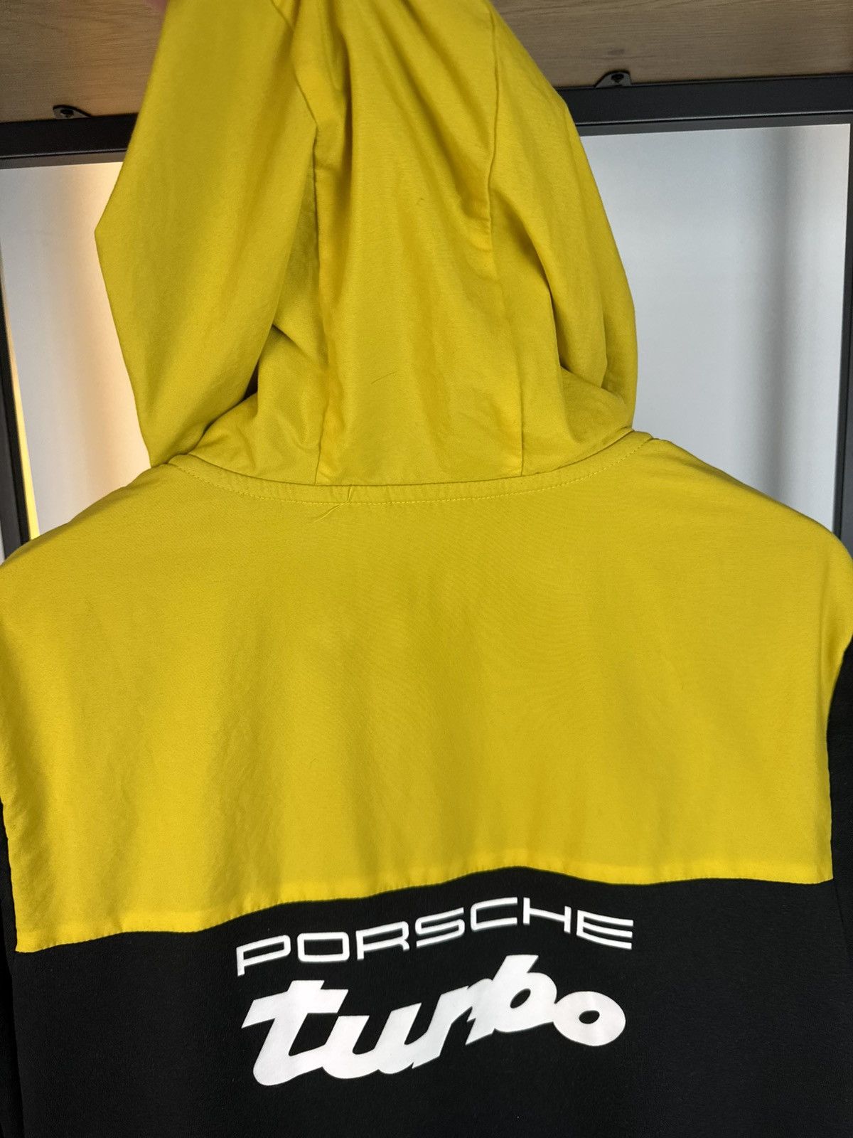 Porsche Design × Puma Porsche Turbo Jacket by Puma Hoodie Hoodie Black / Yellow Size US L / EU 52-54 / 3 - 14 Thumbnail