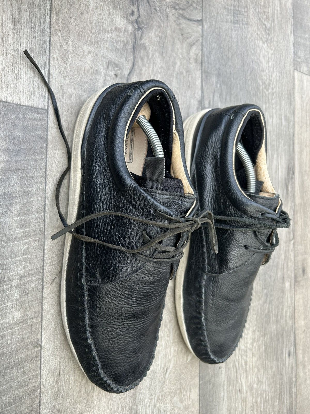 Visvim Visvim FBT Elk black leather moccasin shoes. Size US 9.5 / EU 42-43 - 2 Thumbnail
