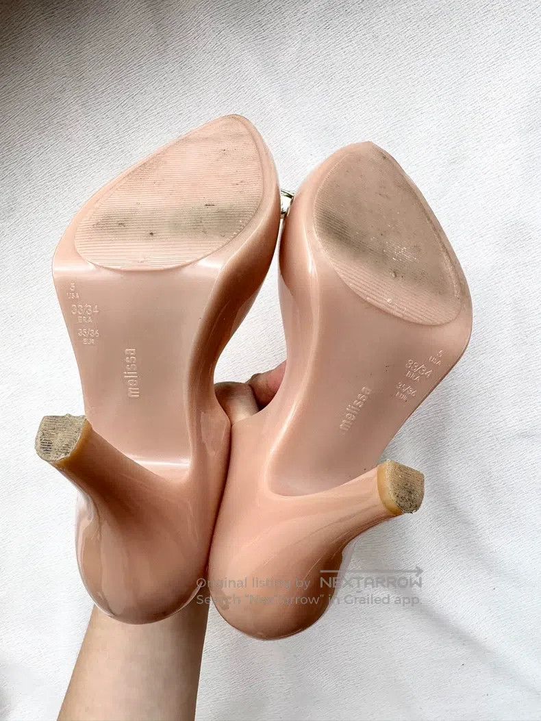 Vivienne Westwood Vivienne Westwood Vintage Beige Saturn High Heel Sandals Size US 4.5 / IT 34.5 - 9 Thumbnail