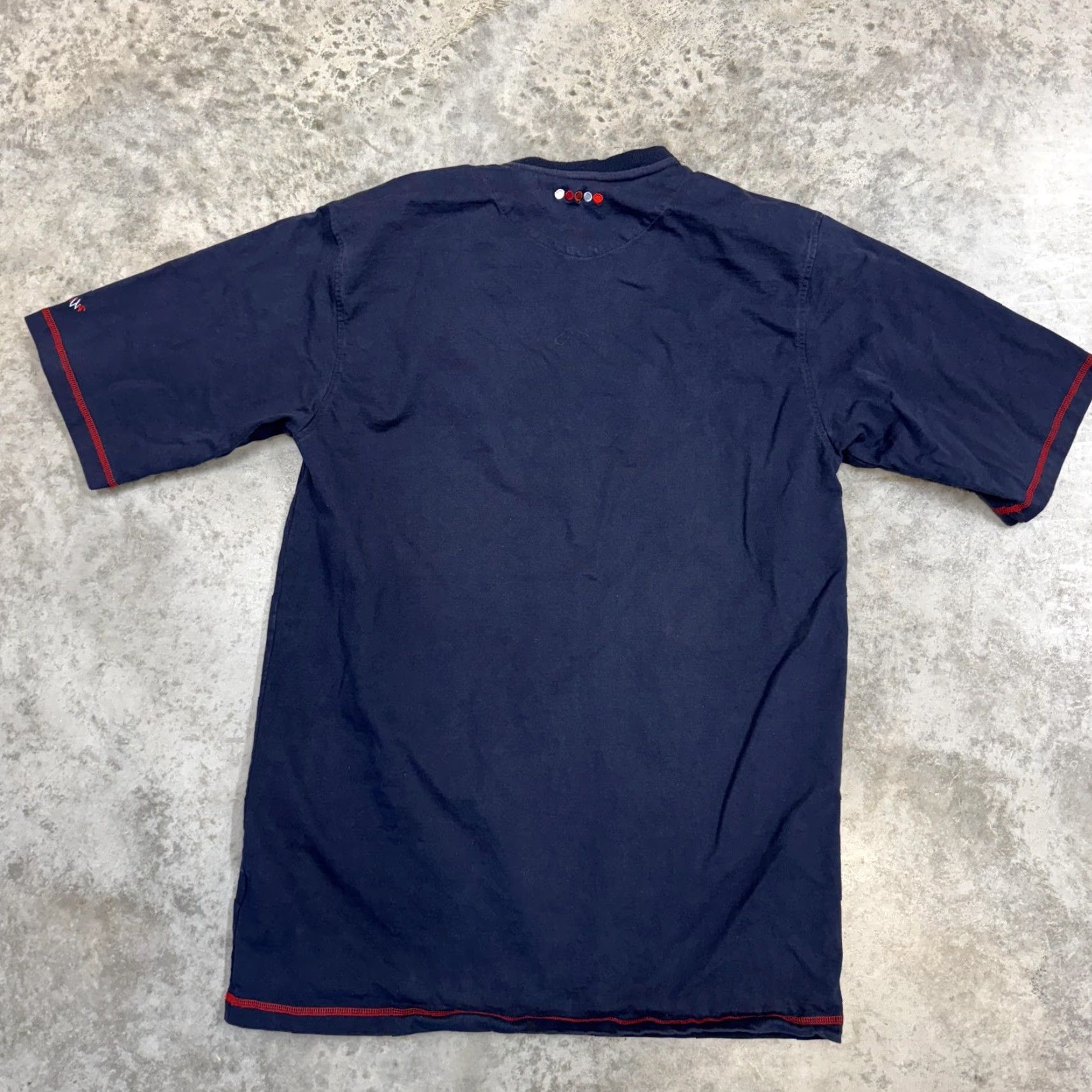 Coogi VINTAGE COOGI Mens XL Blue Script Logo Graphic Tee Contrast Stitch Streetwear Shirt Size US XXL / EU 58 / 5 - 4 Thumbnail
