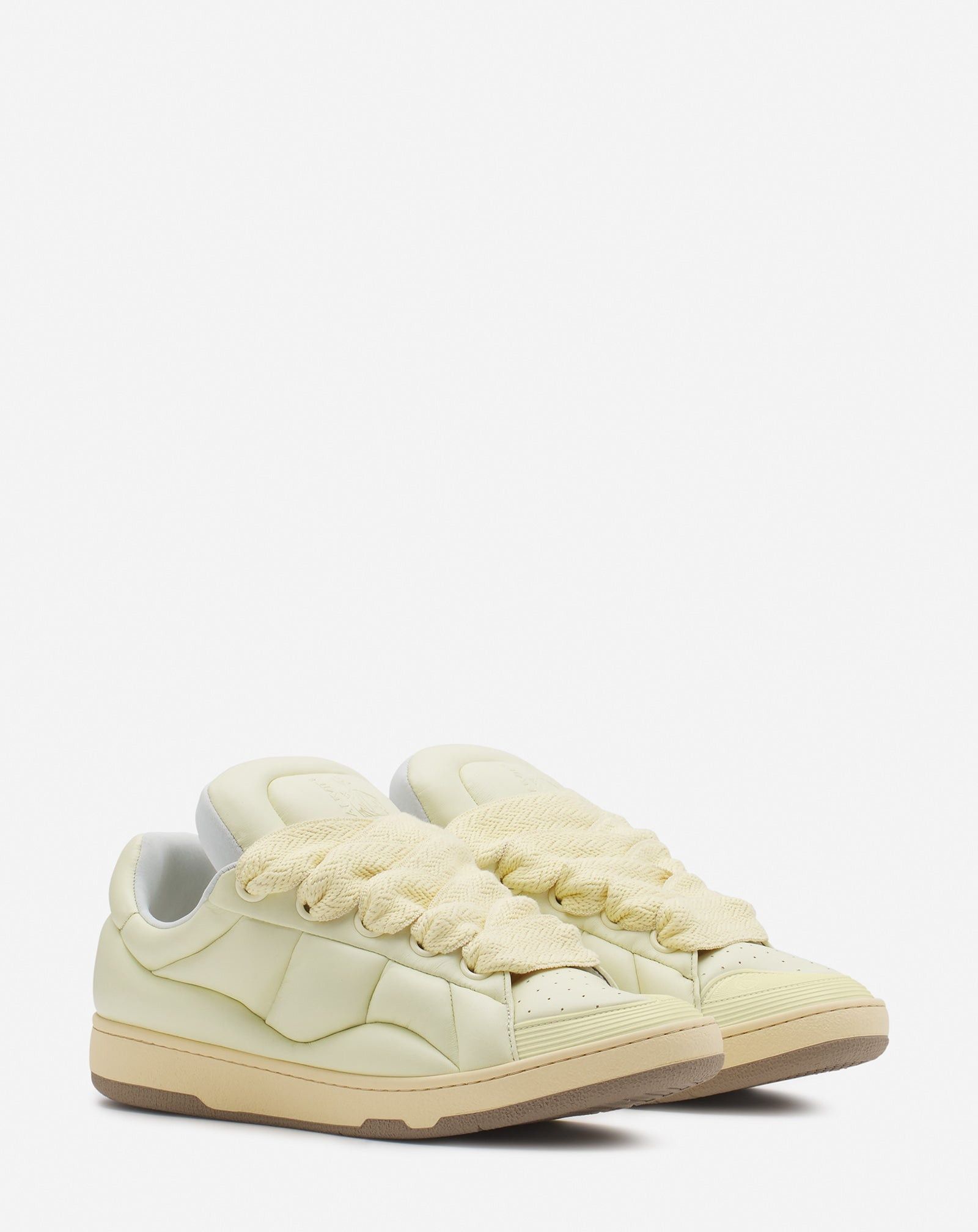 Lanvin o1y0125 Low-Top Sneakers in Ivory Size US 8 / EU 41 - 3 Thumbnail