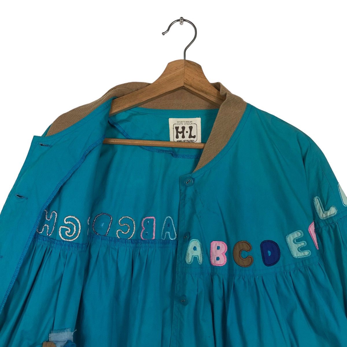Japanese Brand 🔥Vintage Bomber Jacket Cartoon Big Logo Henri Luc Chapuis Size US M / EU 48-50 / 2 - 10 Thumbnail