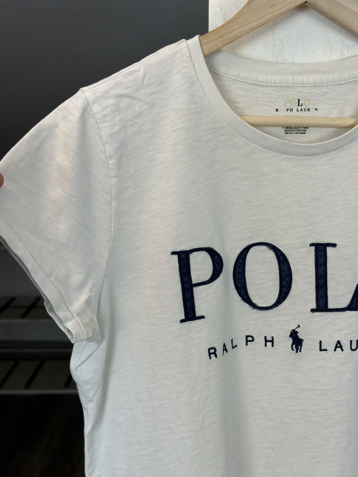 Polo Ralph Lauren Vintage Polo Ralph Lauren Big Logo Tee Size L / US 10 / IT 46 - 2 Thumbnail