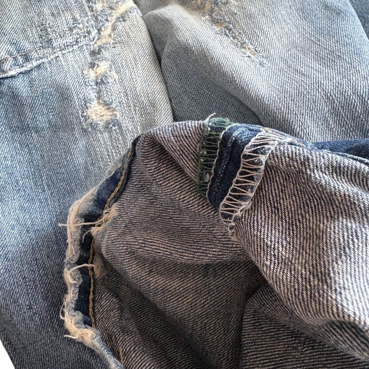 Japanese Brand Vintage 90-00s EDWIN JAPAN MADE SEMI FLARED Size US 30 / EU 46 - 5 Thumbnail