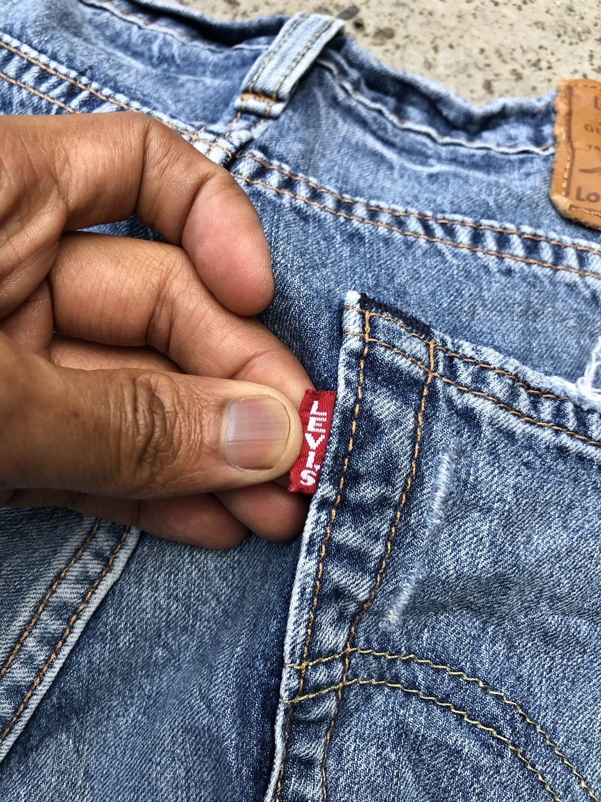 Levi's BIG E LEVIS 511 SLIM FIT DISTRESSED DENIM Size US 31 - 7 Thumbnail