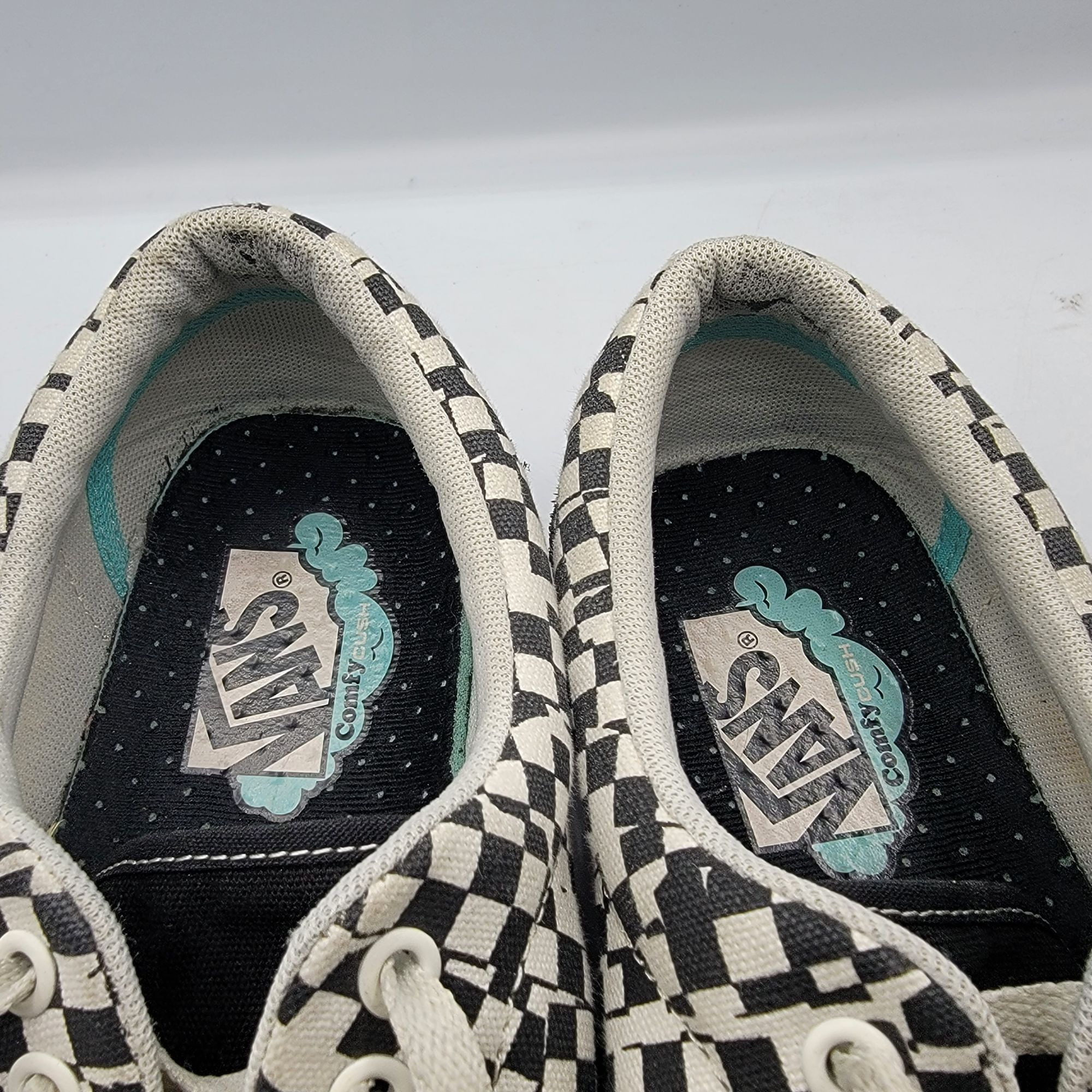 Vans Vans Comfycush Era Mens 9.5 Checkerboard Black White Casual Size US 9.5 / EU 42-43 - 11 Thumbnail