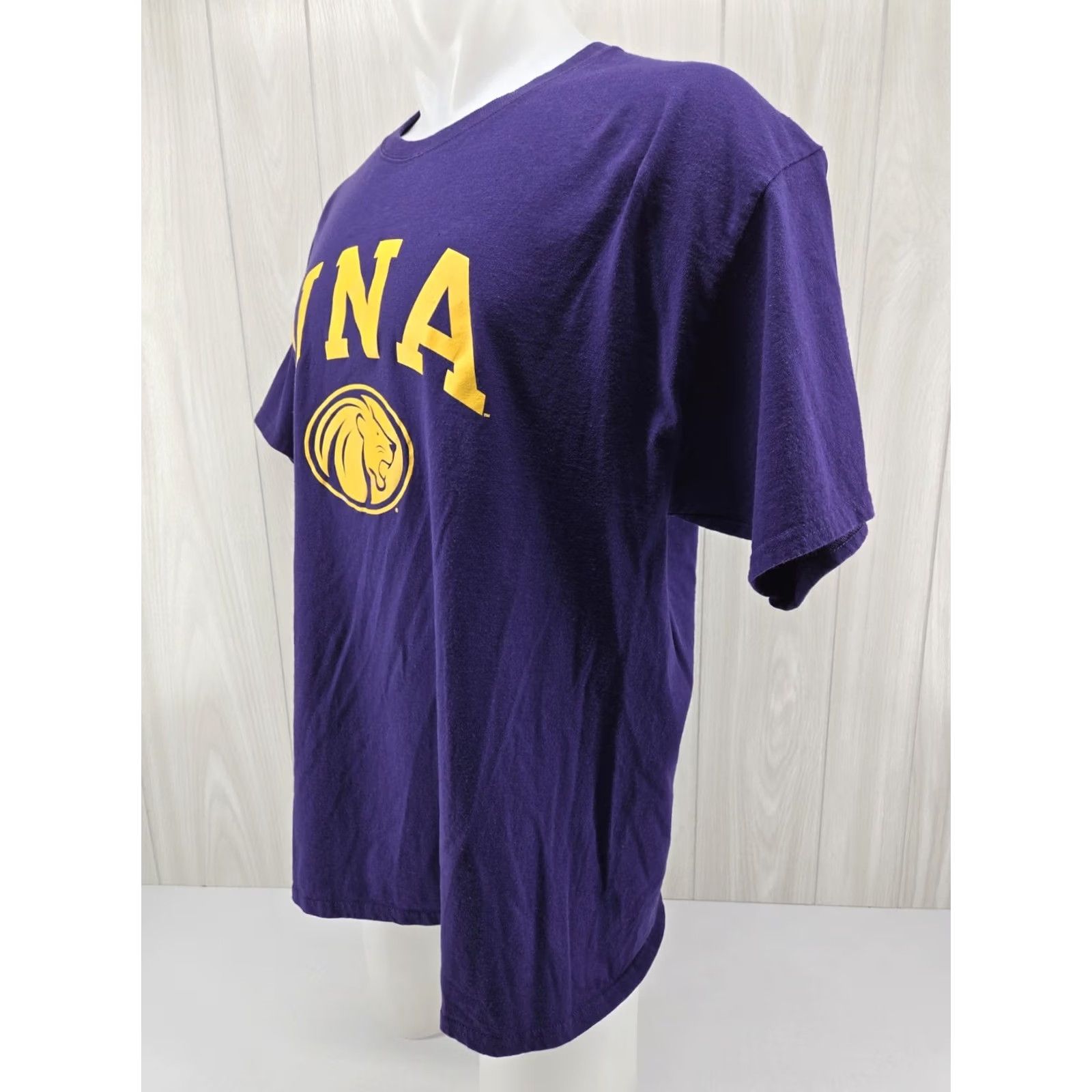 Champion VINTAGE UNA North Alabama Champion Mens College T Shirt Purple XL Size US XL / EU 56 / 4 - 4 Thumbnail
