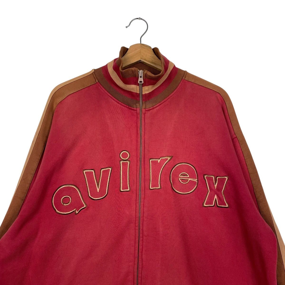 Avirex Vintage Avirex Big Logo Sweater Jacket Size US XL / EU 56 / 4 - 2 Thumbnail