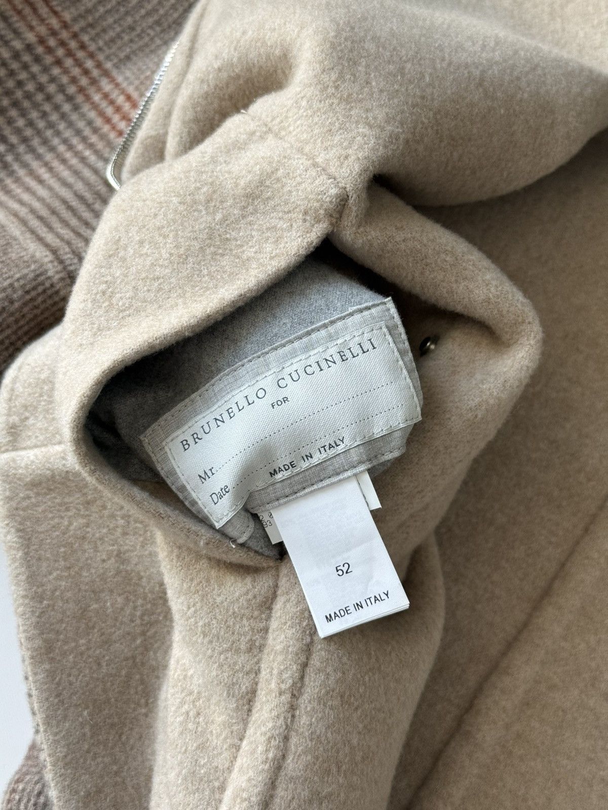 Brunello Cucinelli Brunello Cucinelli Reversible Bomber Jacket Cashmere Plaid Size US L / EU 52-54 / 3 - 18 Thumbnail