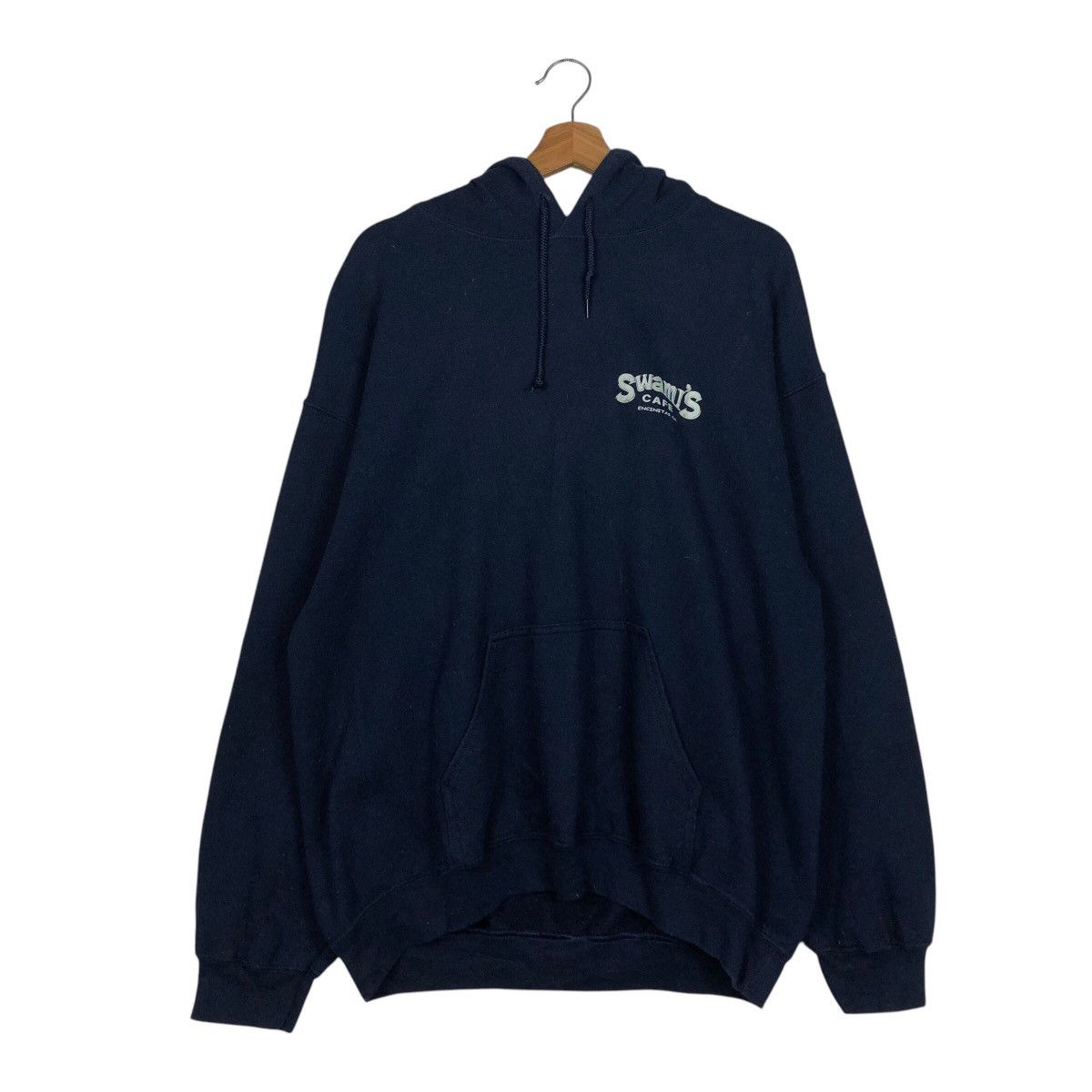 Gildan 📌Vintage Hoodie Pull Over Swami's Cafe Big Logo Size US L / EU 52-54 / 3 - 13 Thumbnail