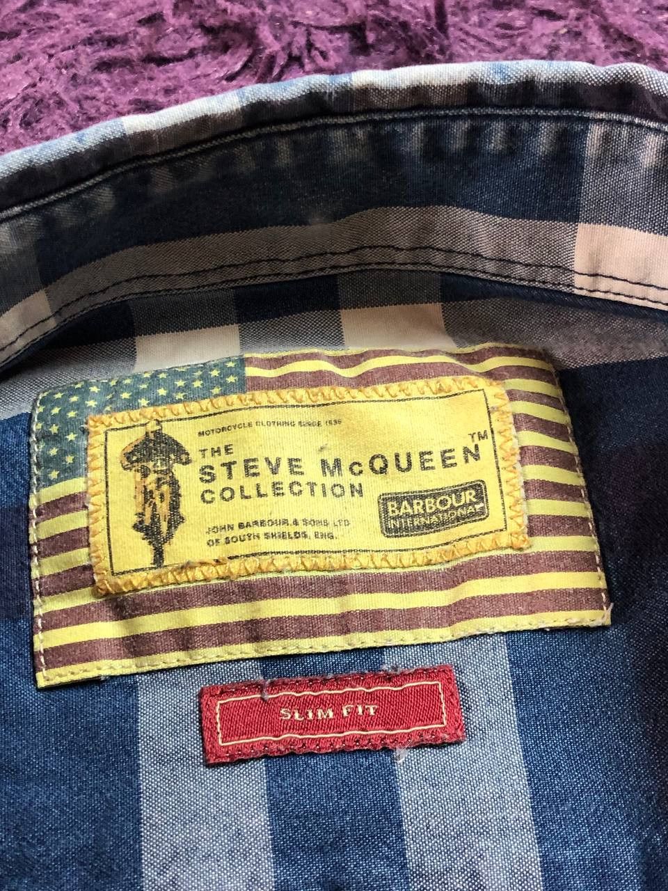 Barbour Vintage Y2K Barbour print shirt luxury slim fit streetwear Size US L / EU 52-54 / 3 - 2 Thumbnail
