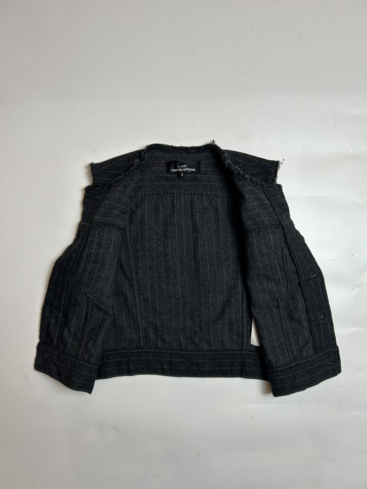 Comme des Garcons × Designer × Japanese Brand COMME DES GARCONS BUTTON UP VEST Size S / US 4 / IT 40 - 2 Thumbnail
