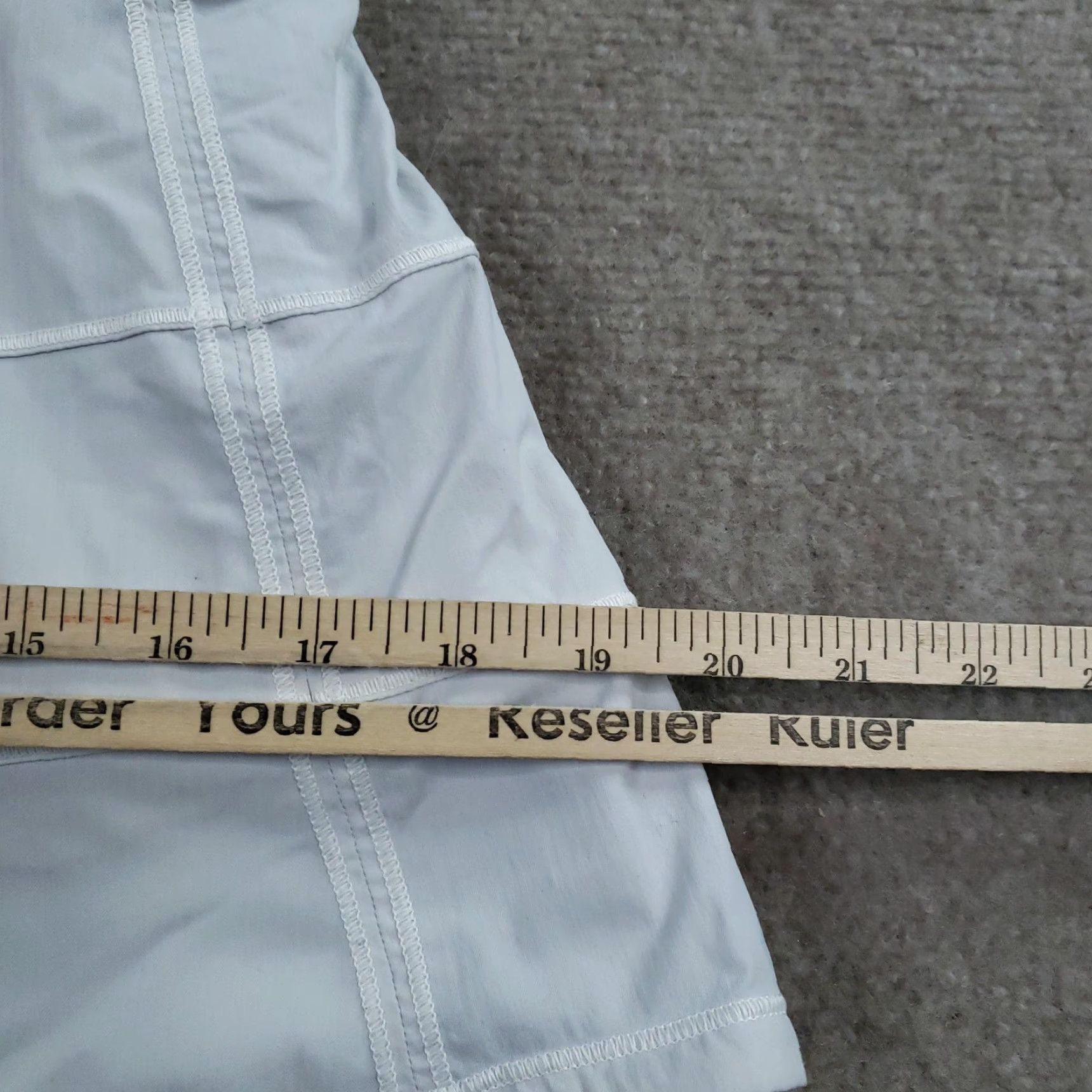Lululemon Lululemon Skort Womens 6 White Built In Shorts Athletic Running Tennis Golf Gym & Training Skirt Short Size 28" / US 6 / IT 42 - 3 Thumbnail