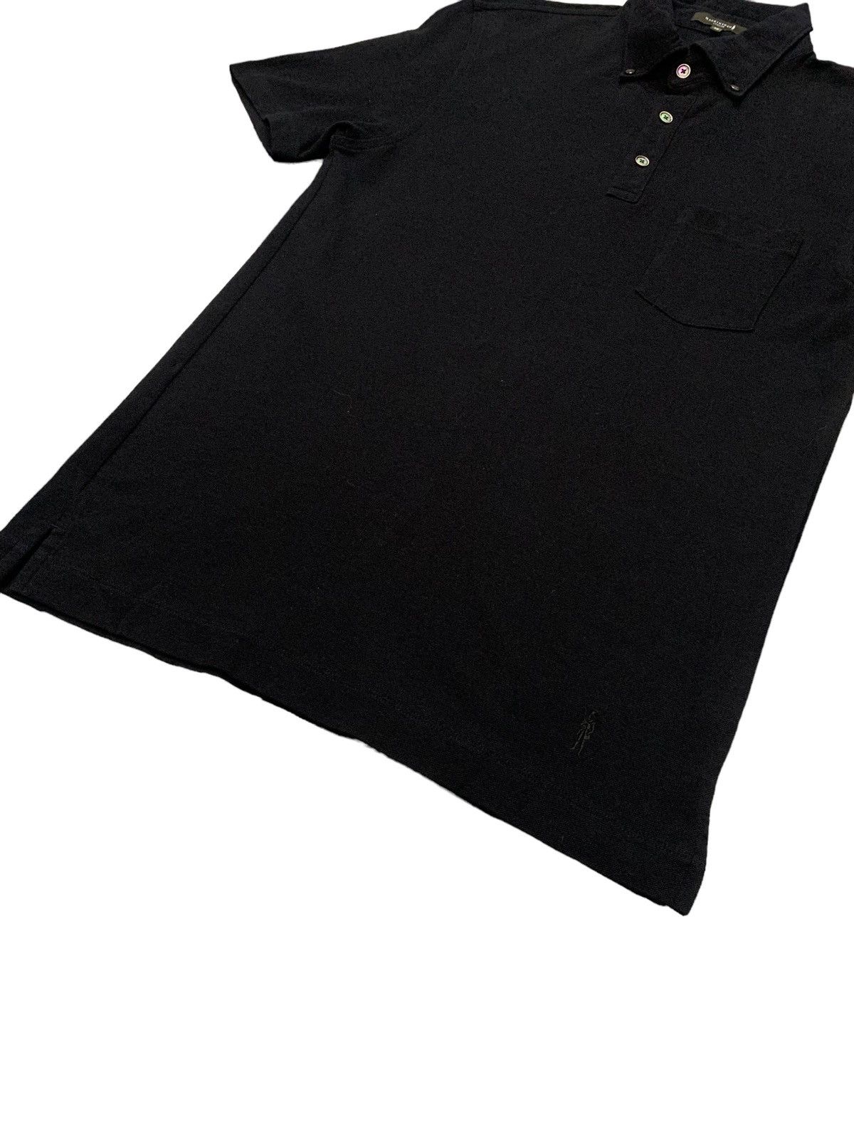 Mackintosh London Black Pocket Luxury Polo Shirt