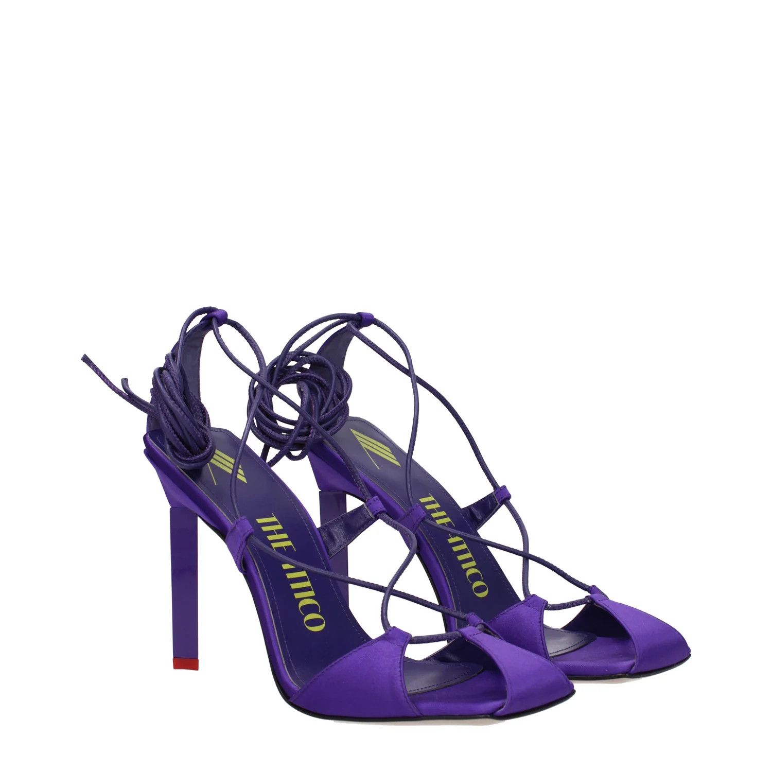 The Attico ob1o1e1224 Fabric Sandals in Violet Size US 10 / IT 40 - 2 Thumbnail