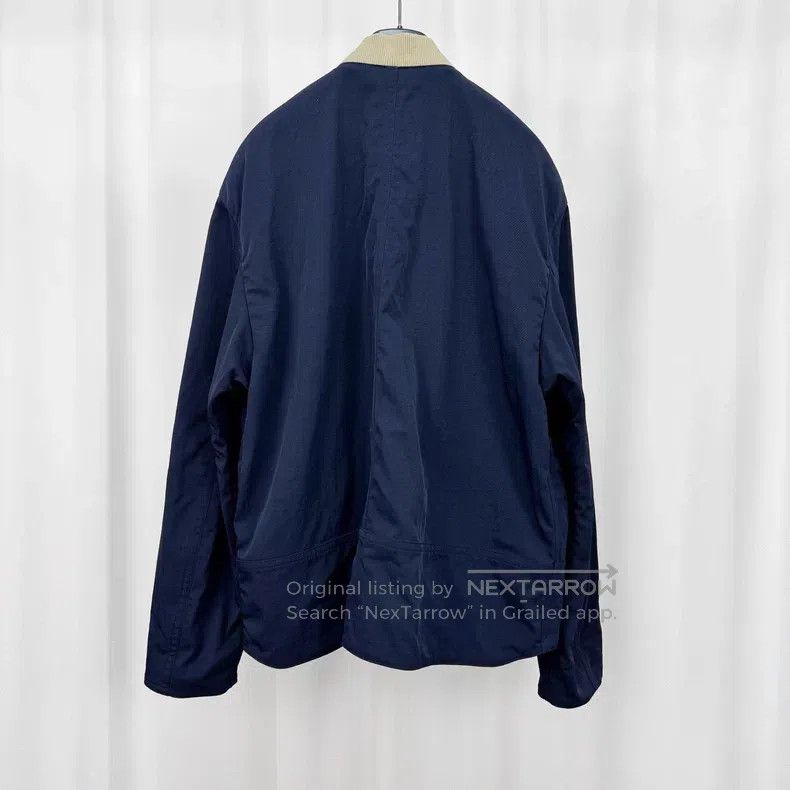 Hermes Hermes Navy Blue Contrasting Zip-up Jacket Size US L / EU 52-54 / 3 - 2 Thumbnail
