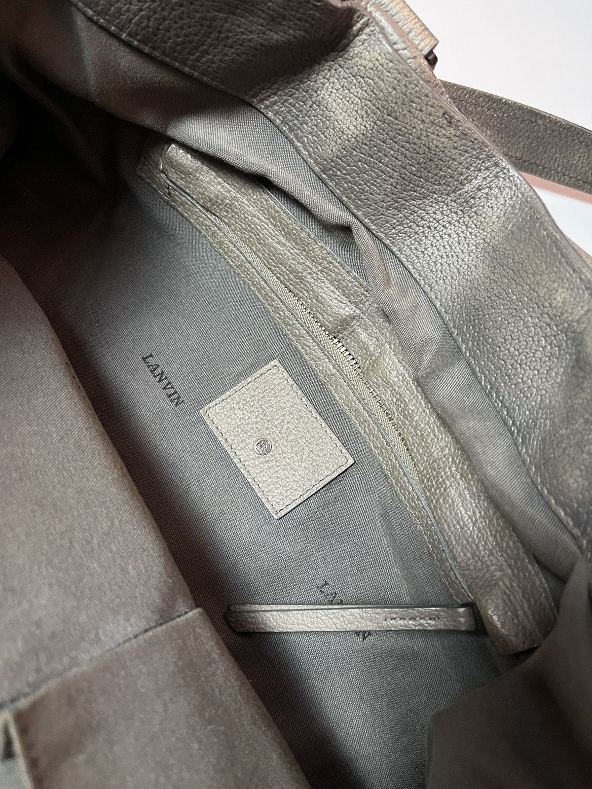 Lanvin Lanvin archived leather tote bag Size ONE SIZE - 10 Thumbnail
