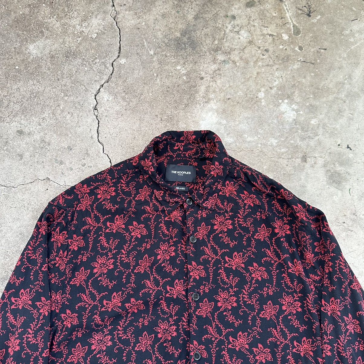 The Kooples Kooples Floral Print Shirt Size US M / EU 48-50 / 2 - 5 Thumbnail