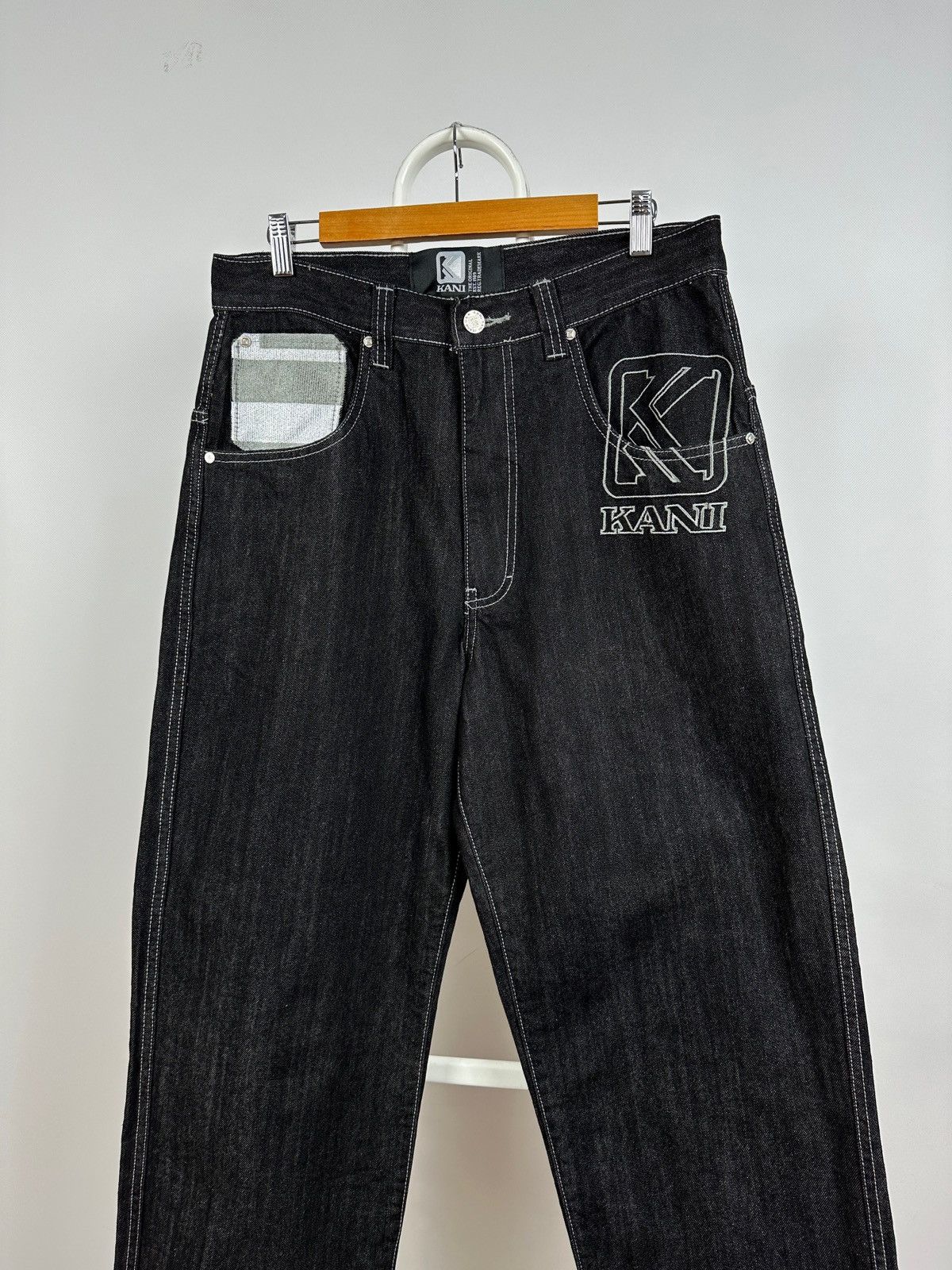 Karl Kani Vintage Karl Kani Baggy Rap Y2K Hip Hop Denim Jeans Pants Size US 32 / EU 48 - 4 Thumbnail