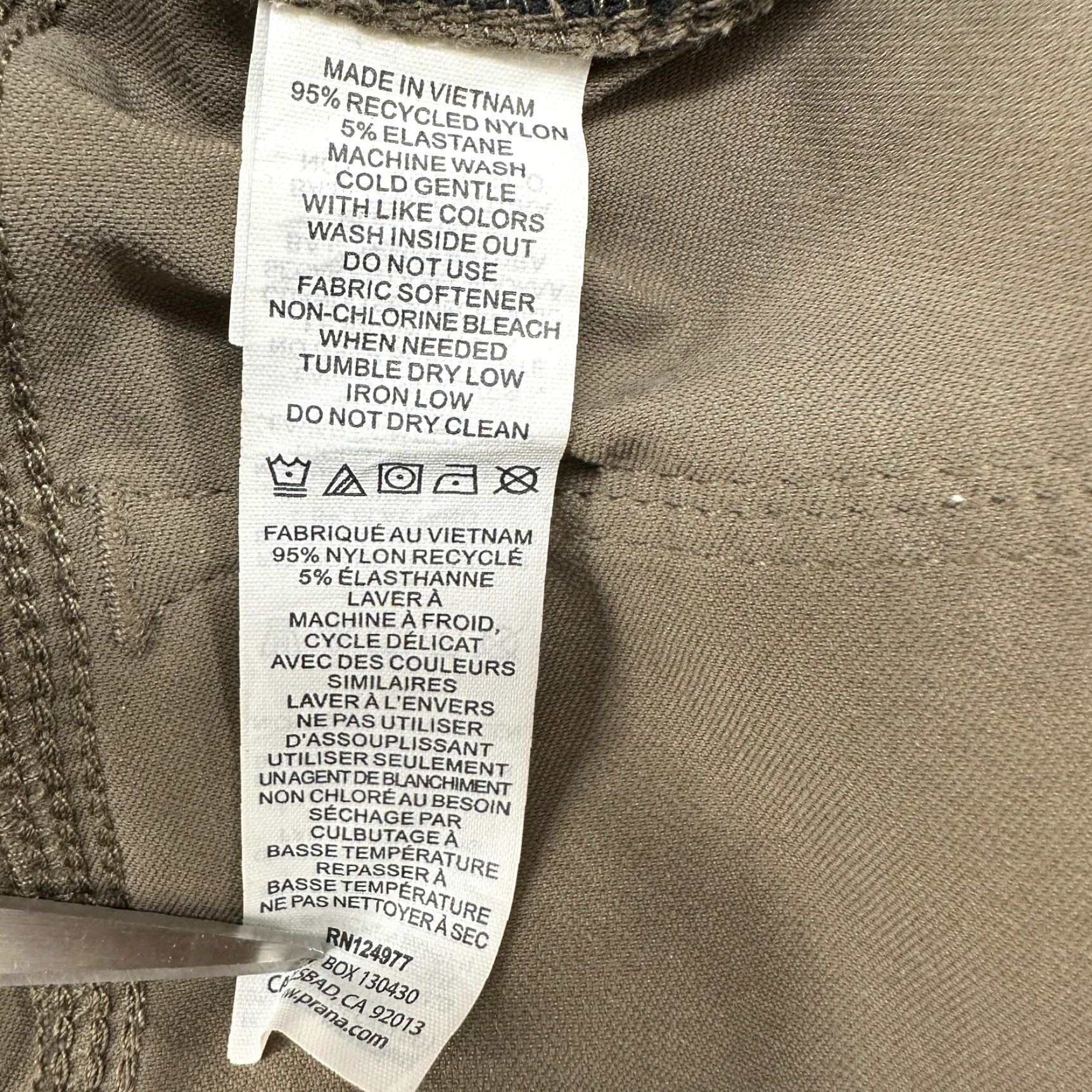 Prana prAna Pants Mens 38x32 Brown Cargo Slim Fit Hiking Outdoors Zion II Nylon Belted Pants Brown Slim Cargo Outdoor Hiking Mens 38x32 Size US 38 / EU 54 - 4 Thumbnail