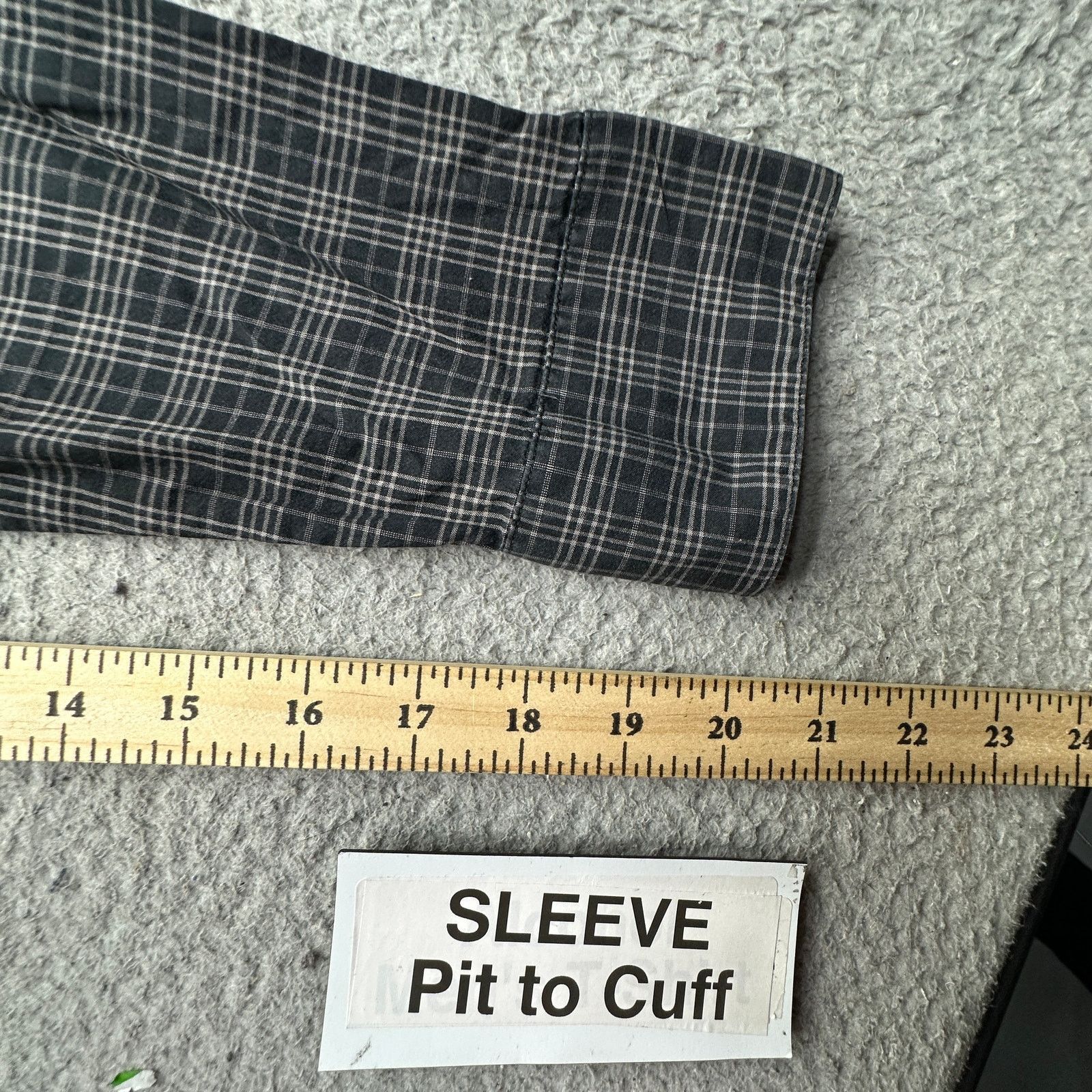 John Varvatos John Varvatos Plaid Long Rolled Sleeve Button Up Shirt L Size US L / EU 52-54 / 3 - 6 Thumbnail