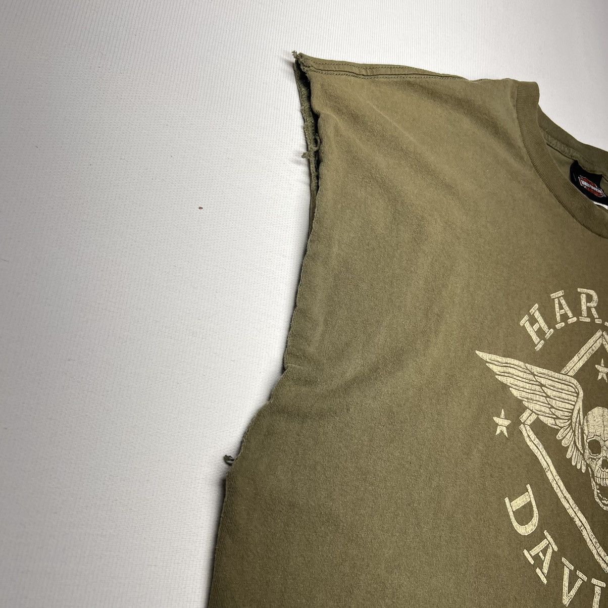 Harley Davidson × Vintage Harley Davidson Tee Shirt Sleeveless Arizona Grand Canyon Size US XXL / EU 58 / 5 - 5 Thumbnail