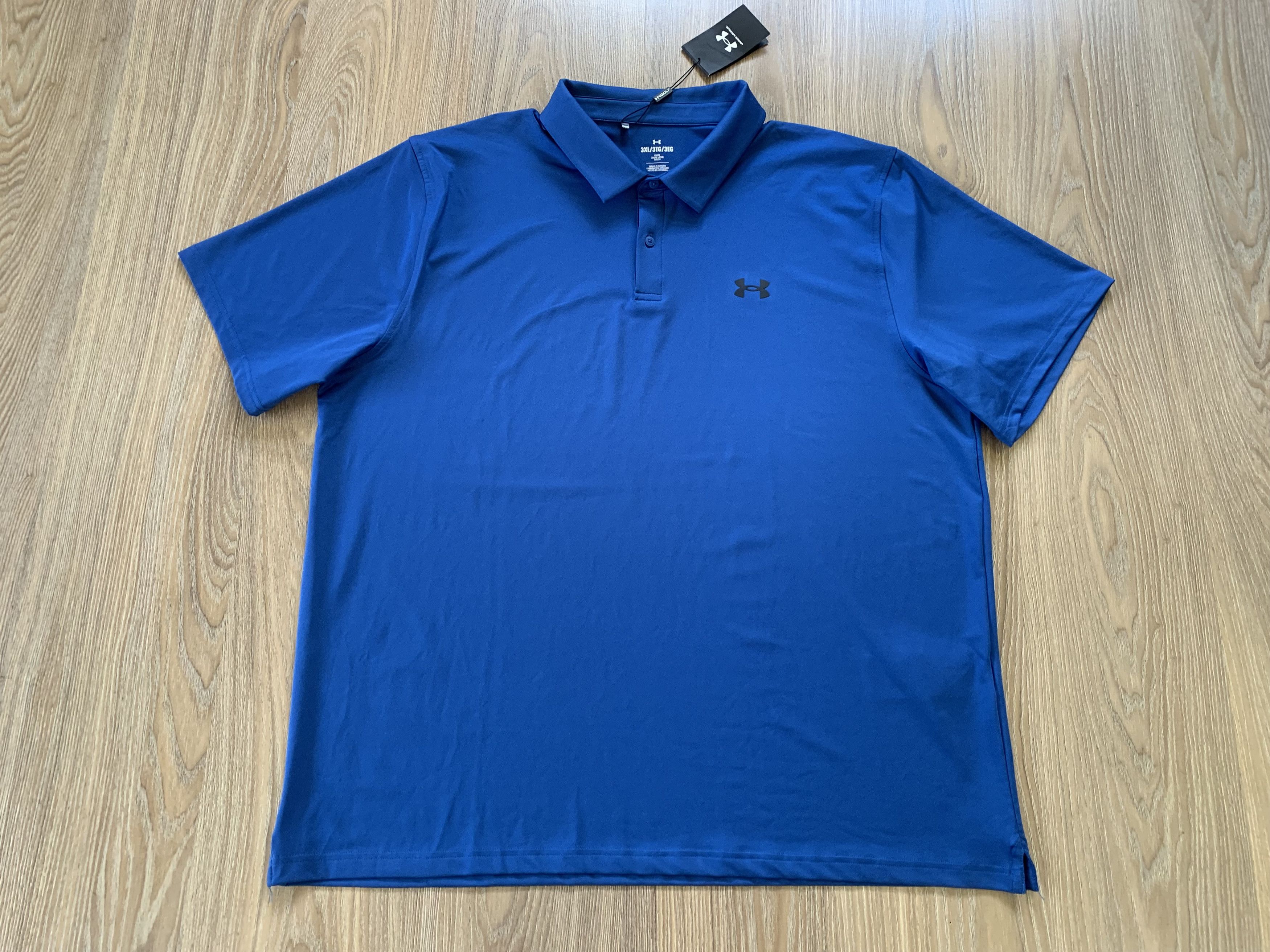 Under Armour Mens Under Armour Golf Blue Traning Polo Size US XXL / EU 58 / 5 - 2 Thumbnail