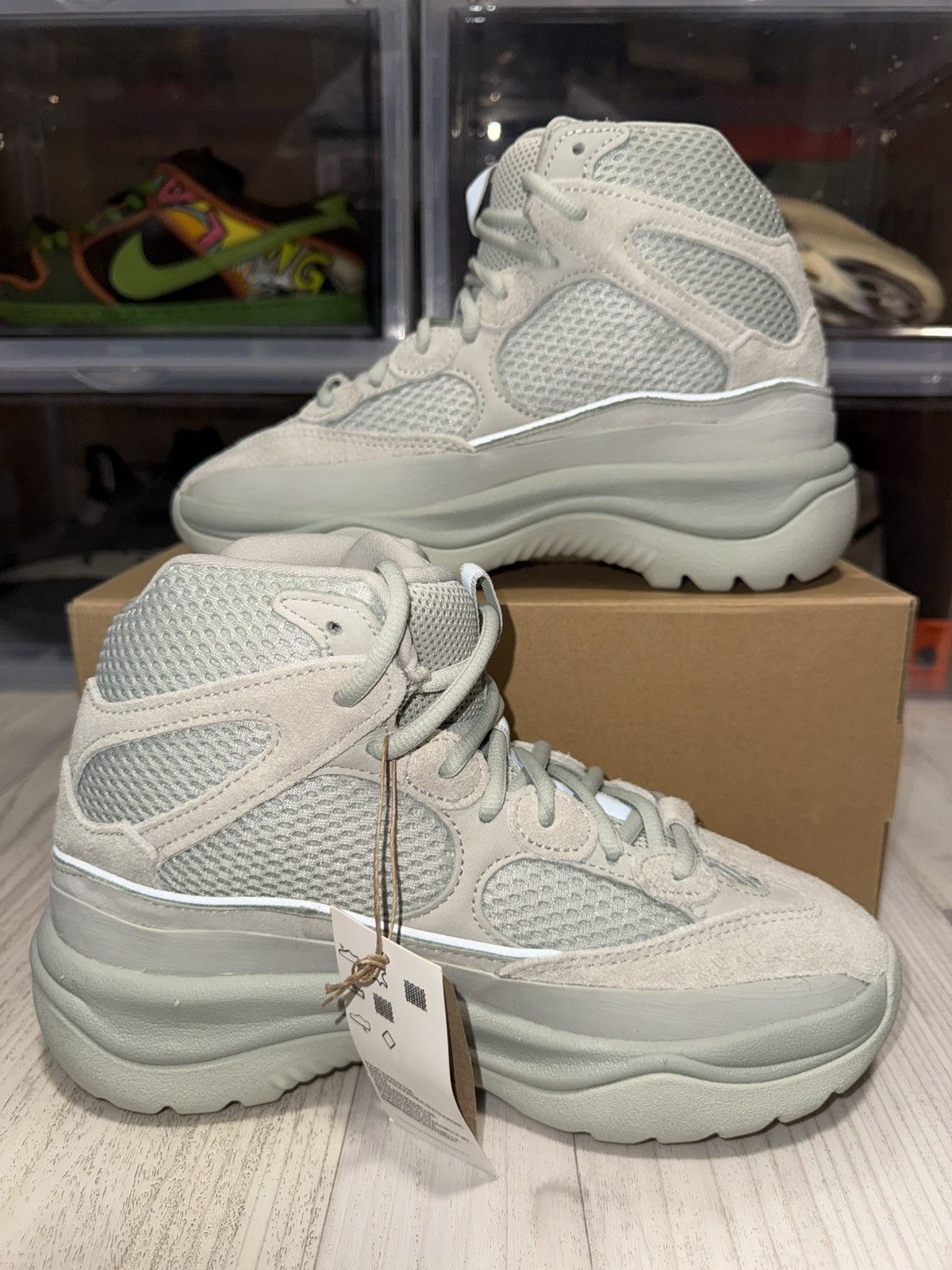 Adidas × Kanye West Adidas Yeezy Desert Boot Salt Size US 5.5 / EU 38 - 3 Thumbnail