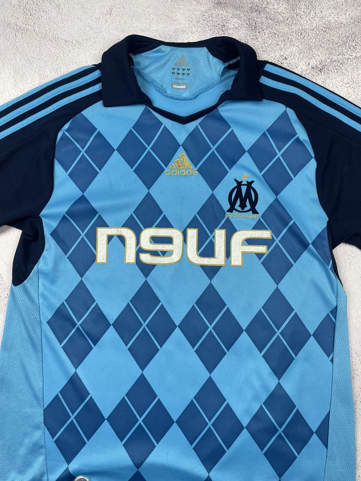 Vintage 2008-09 Olympique Marseille Away Football Shirt Ben Arfa #20 Size US M / EU 48-50 / 2 - 3 Thumbnail